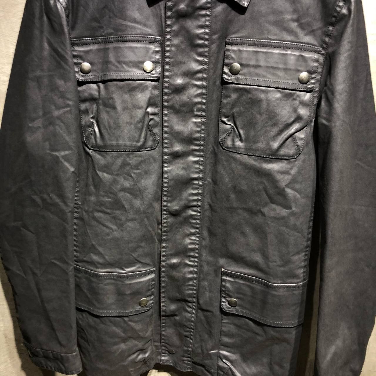 Z Zegna Zegna Waxed motorcycle leather jacket Size US M / EU 48-50 / 2 - 2 Thumbnail