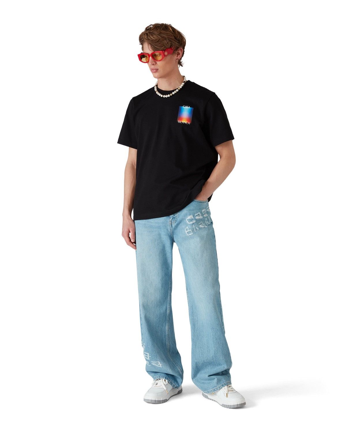 Casablanca Casablanca Gradient T-Shirt NEW 350$ Size US XL / EU 56 / 4 - 3 Thumbnail