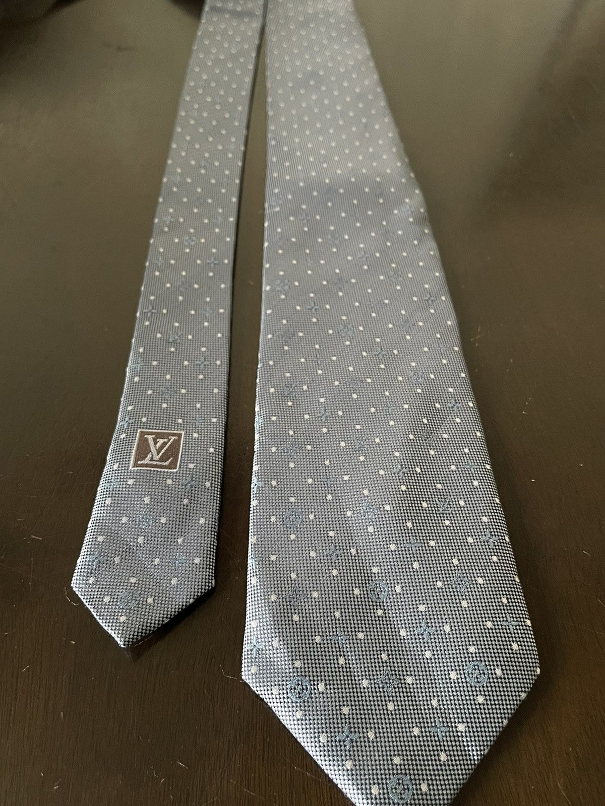 Louis Vuitton Louis Vuitton Monogram Silk Tie Size ONE SIZE - 3 Thumbnail