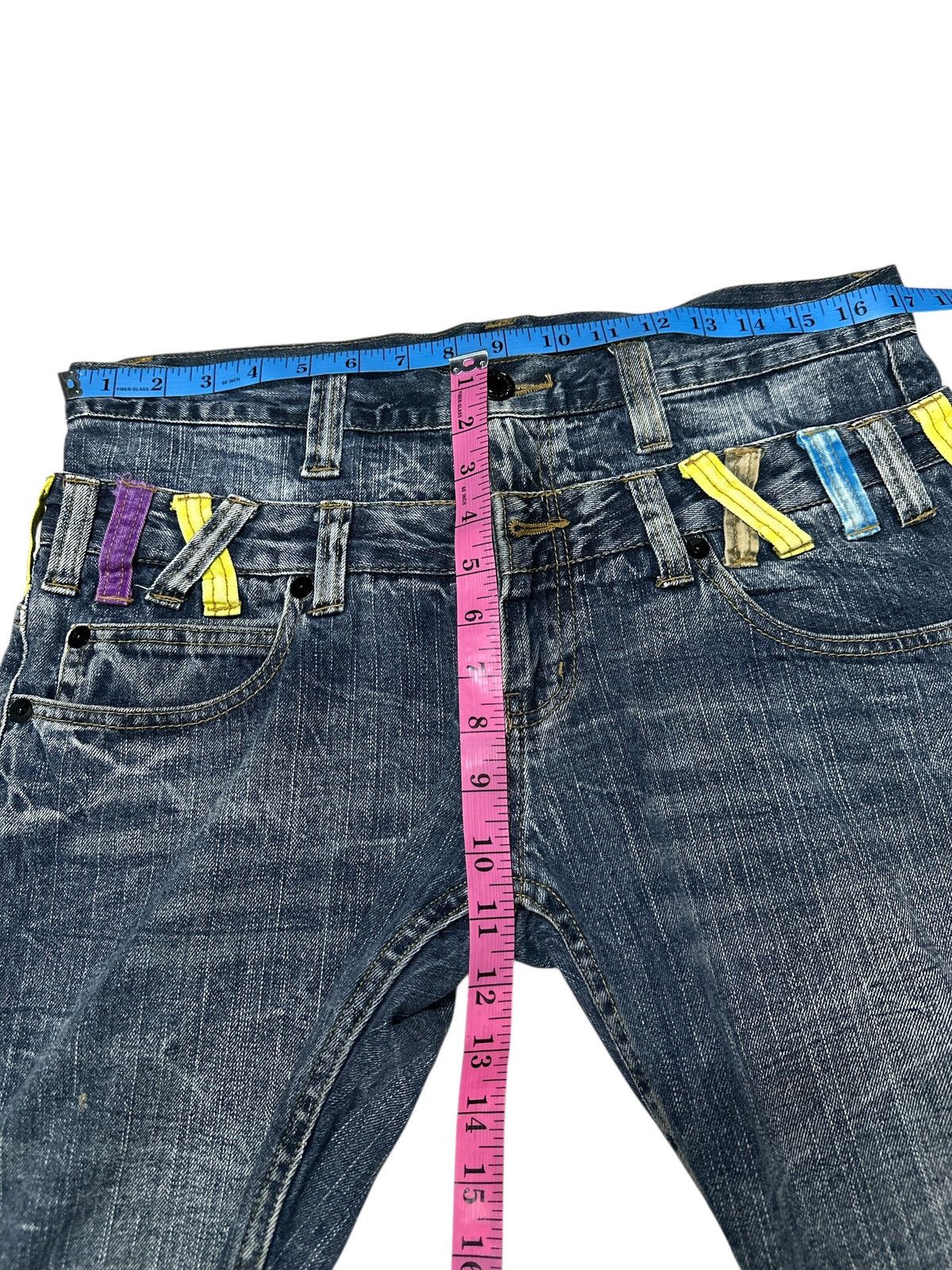Kapital Native Double Focus Doube Waist Denim. Size US 34 / EU 50 - 3 Thumbnail
