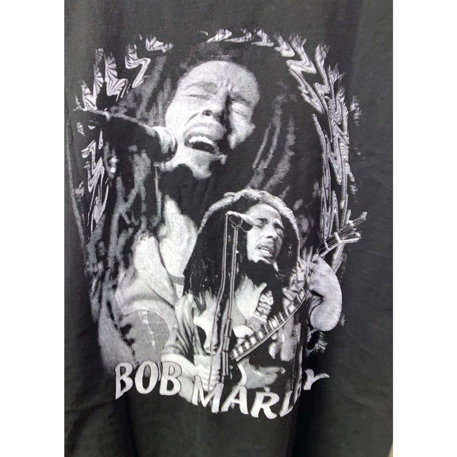 Vintage Island Expressions Bob Marley Sleeveless T-Shirt Mens Black XL Size Size US XL / EU 56 / 4 - 4 Thumbnail