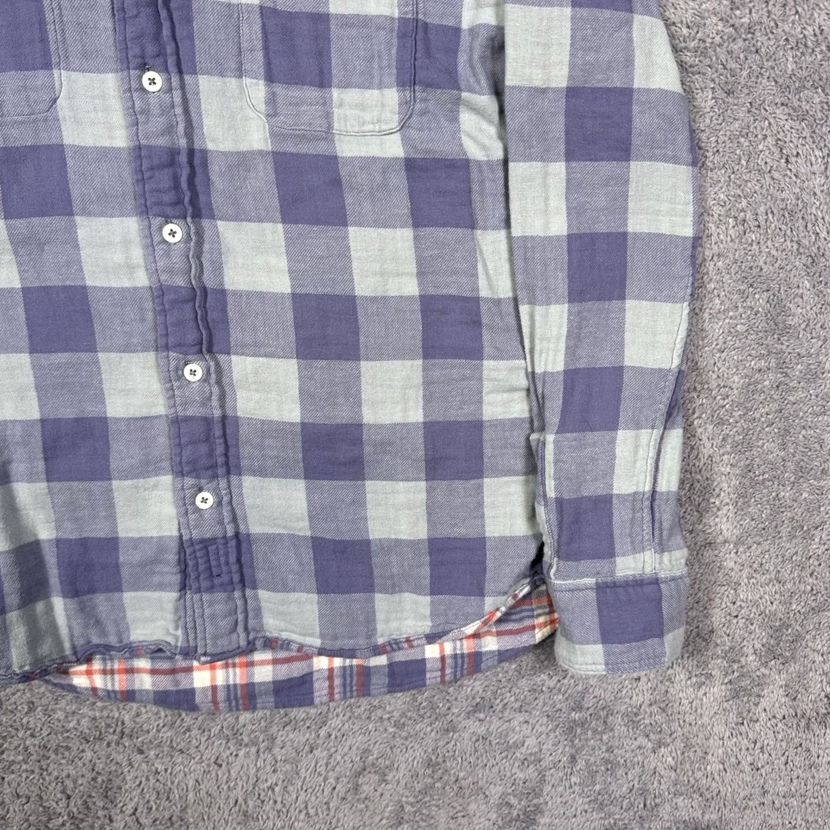 Faherty Faherty Shirt Mens M Buffalo Plaid Reversible Long Sleeve Flannel Organic Cotton Size US M / EU 48-50 / 2 - 3 Thumbnail