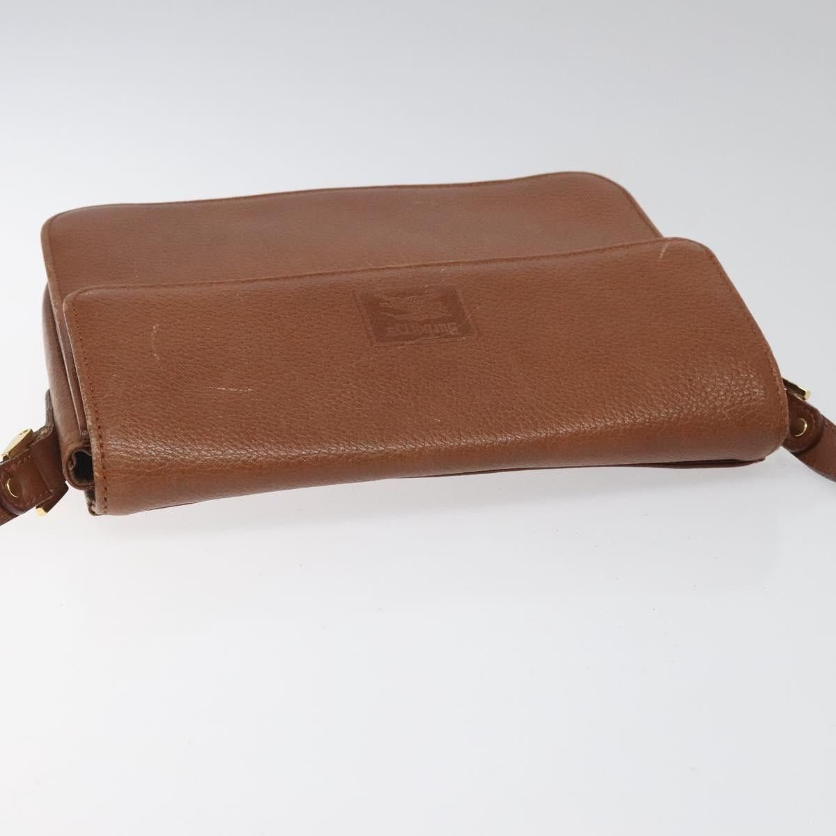 Burberry Burberry Shoulder Bag Leather Brown Gold Size ONE SIZE - 6 Thumbnail