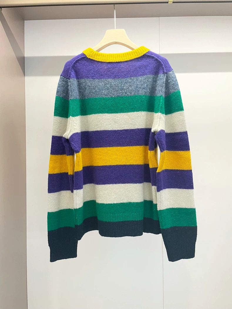 Acne Studios Acne Studios Genuine striped and patterned wool sweater Size US L / EU 52-54 / 3 - 2 Thumbnail