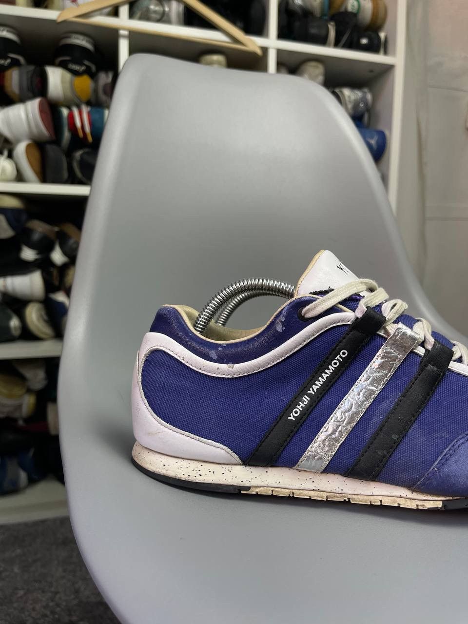 adidas gazelle silver green womens Vintage Adidas Y-3 x Yohji Yamamoto Boxing Trainers