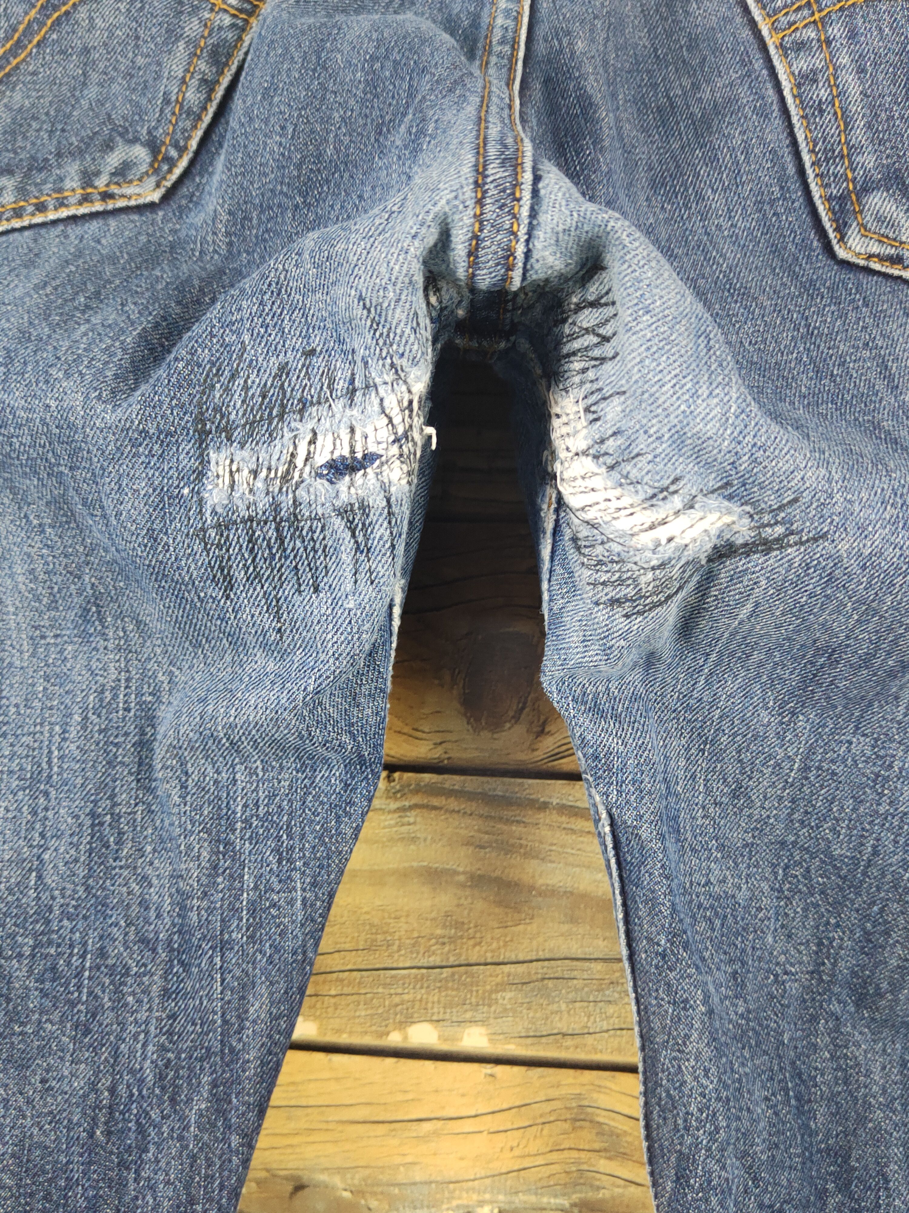 Levi's 501 Levi's Blue Distressed Ripped Jeans #W2266 Size US 36 / EU 52 - 9 Thumbnail
