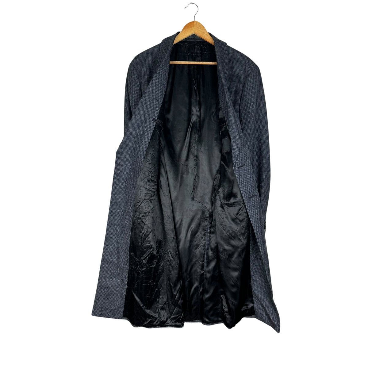 Prada 🔥PRADA HERRINGBONE WOOL LONG COAT JACKET Size US M / EU 48-50 / 2 - 8 Thumbnail