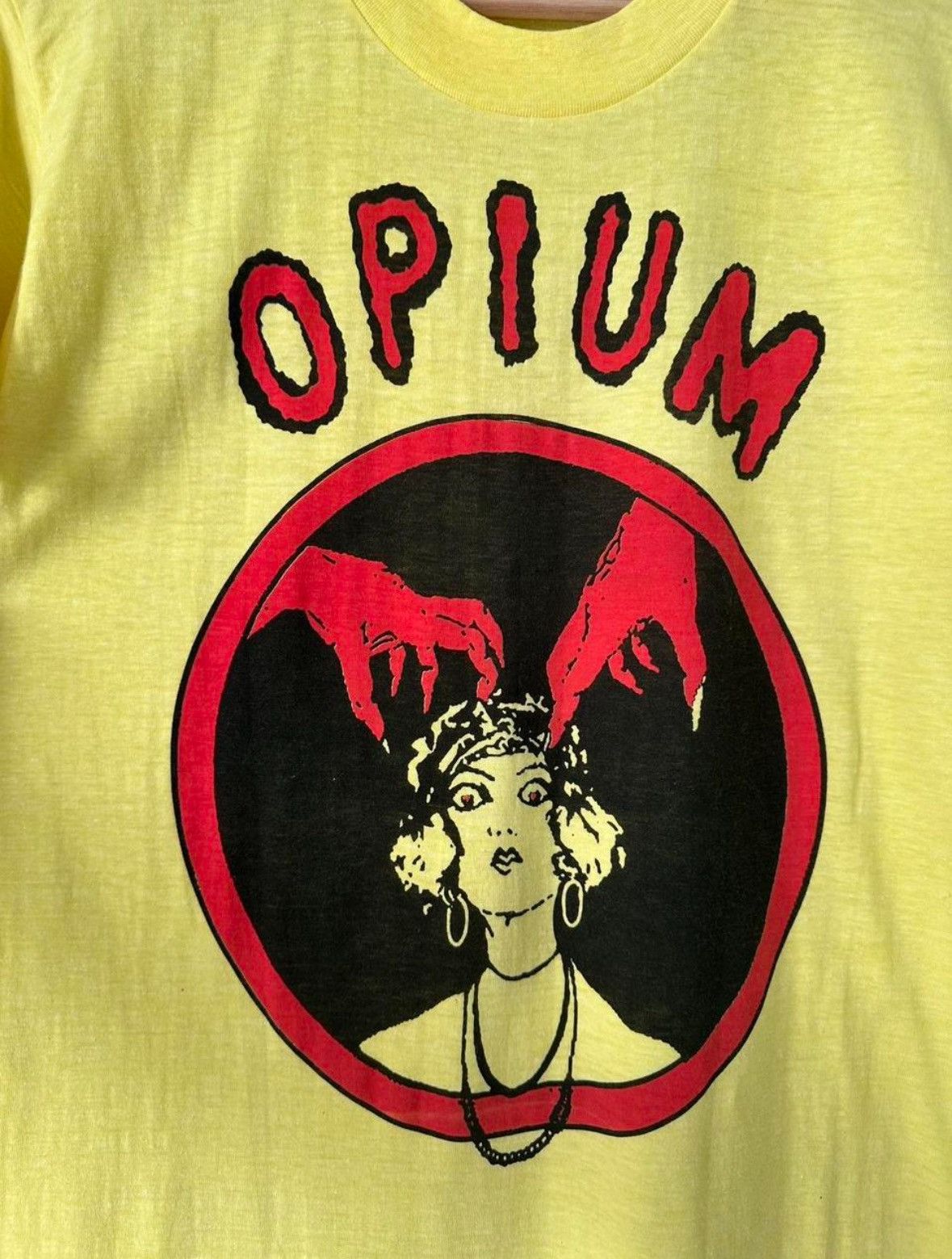 Vintage *RARE* 1980’s Single Stitch ‘Opium’ t shirt Size US L / EU 52-54 / 3 - 2 Thumbnail
