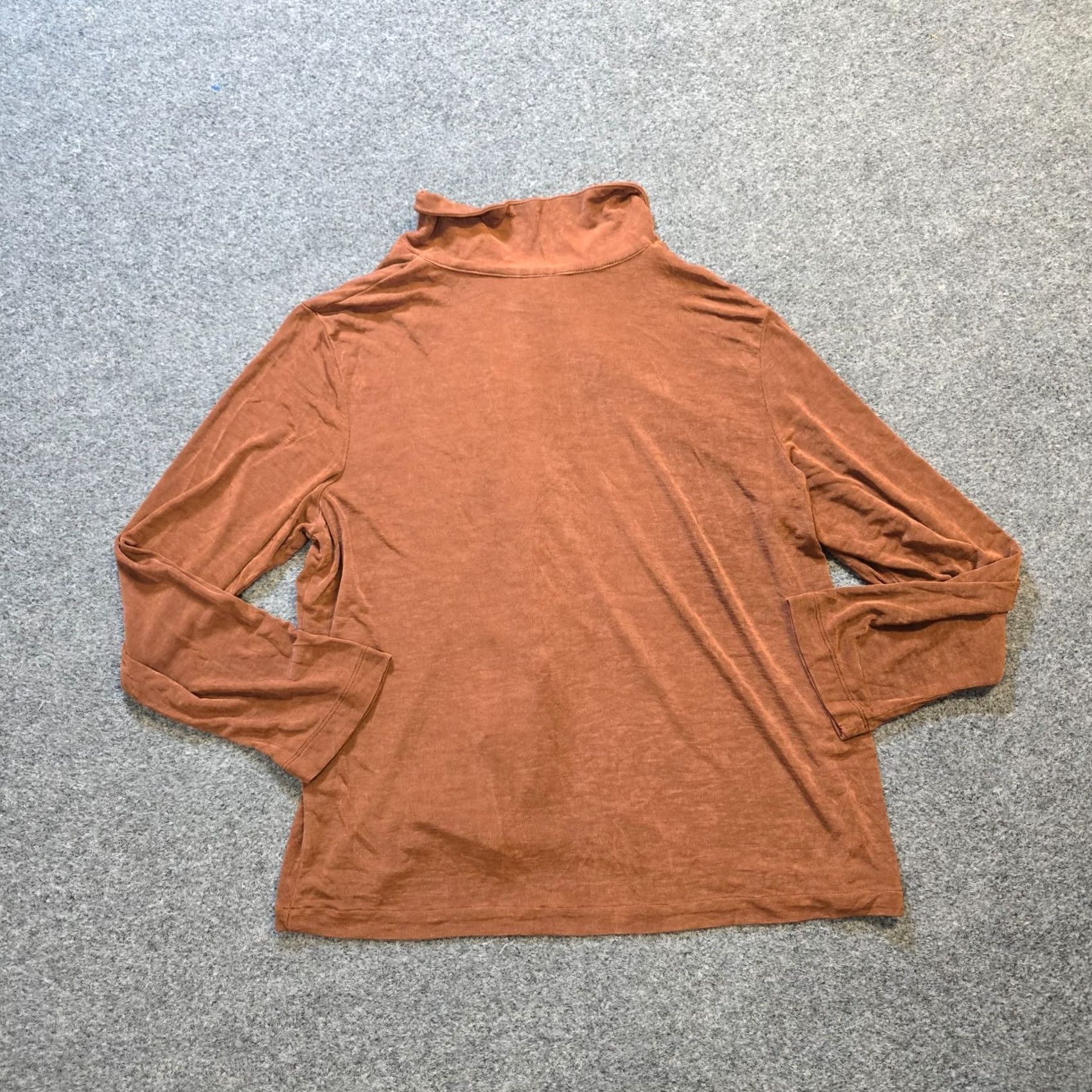 J Brand Slinky Brand Cardigan Womens XL Brown Long Sleeve Stretchy Knit Top Shirt Womens Cardigan - Size XL / US 12-14 / IT 48-50 - 8 Thumbnail