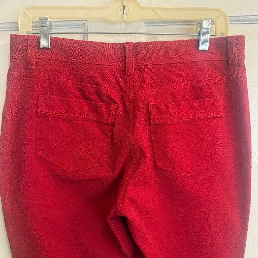 Chicos Women's Chico's red So Slimming Pants Size 0.5 Red Size 28" / US 6 / IT 42 - 3 Thumbnail