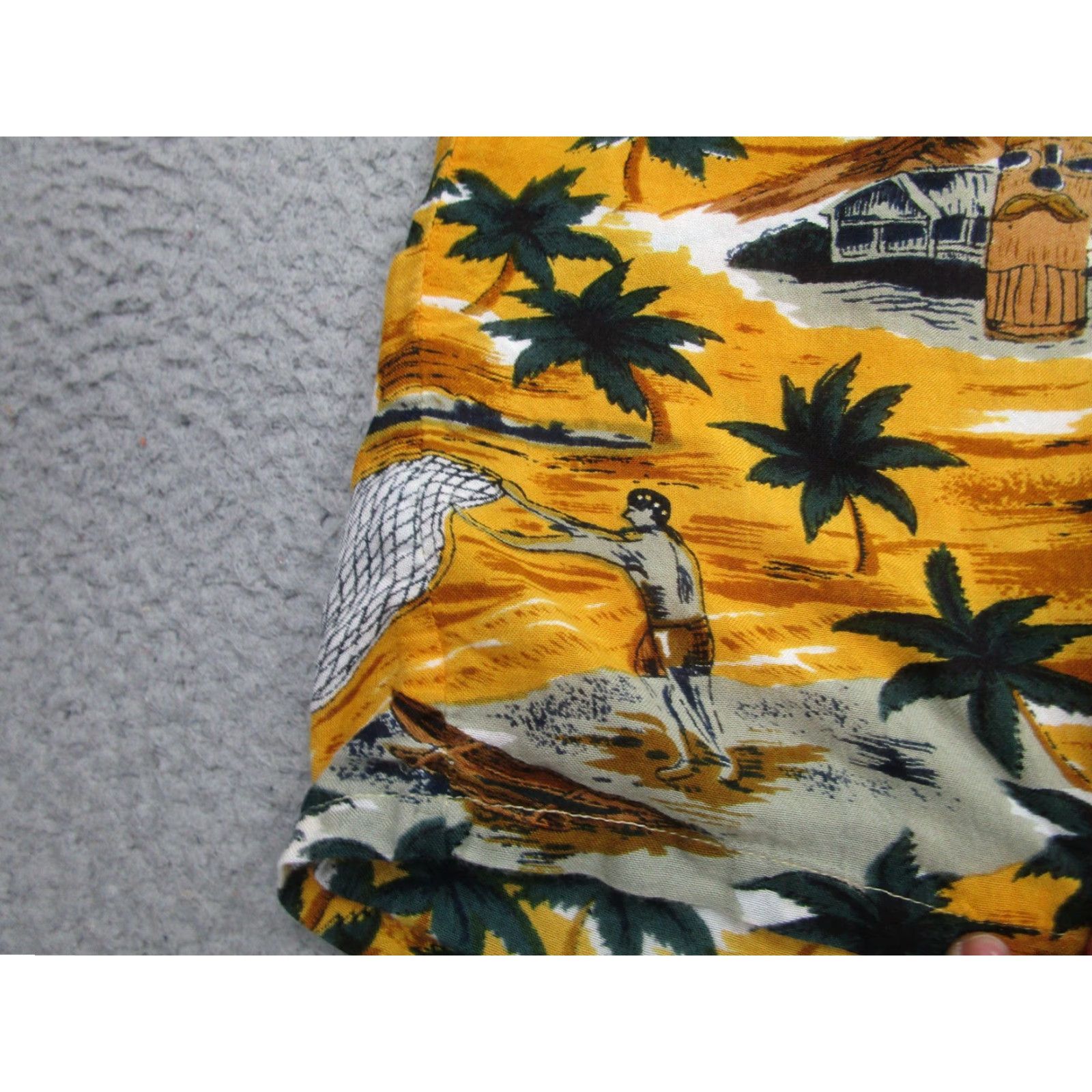 Vintage VINTAGE Best Original Shirt Mens Small Yellow Hawaiian Rayon Tiki Aloha 90s Size US S / EU 44-46 / 1 - 4 Thumbnail