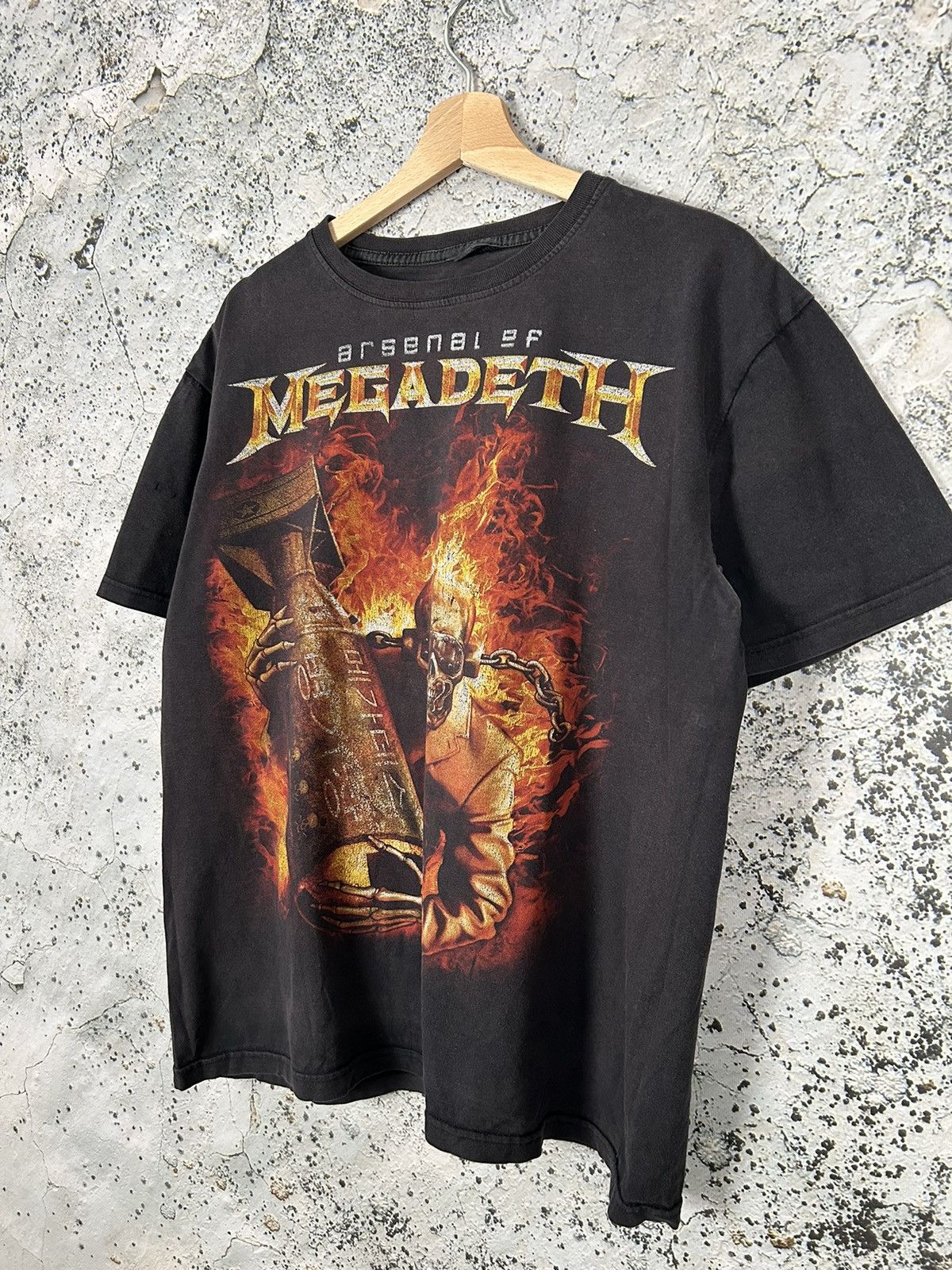 Band Tees Vintage Megadeth Rock Band Tee Metal Graphic Tee 90s Y2K Size US L / EU 52-54 / 3 - 2 Thumbnail