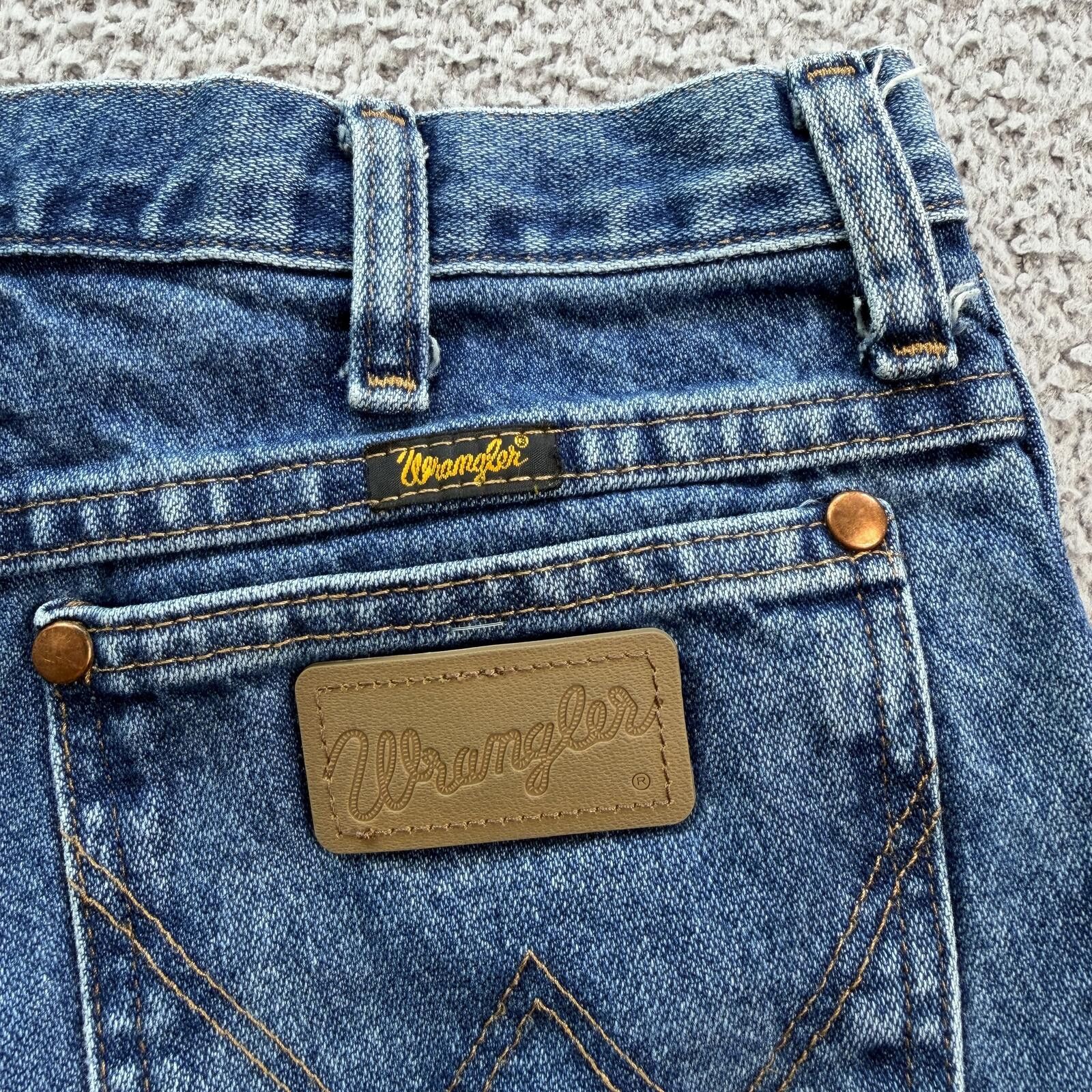 Wrangler Vintage Wrangler 936 Slim Fit Jeans 29x32 Light Wash Cowboy Size US 29 - 5 Thumbnail