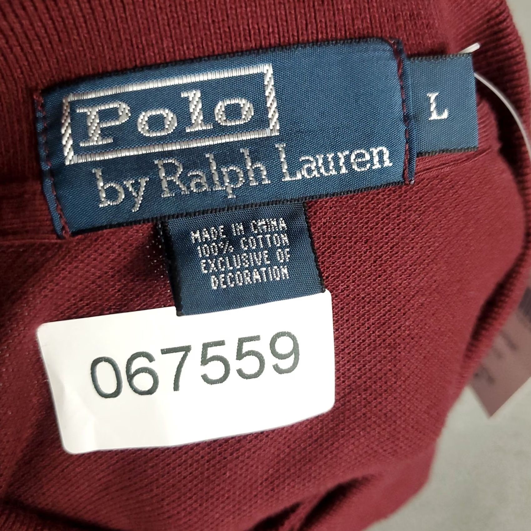 Ralph Lauren Ralph Lauren Polo Shirt Mens Large Red Pony Casual Short Sleeve Size US L / EU 52-54 / 3 - 7 Thumbnail
