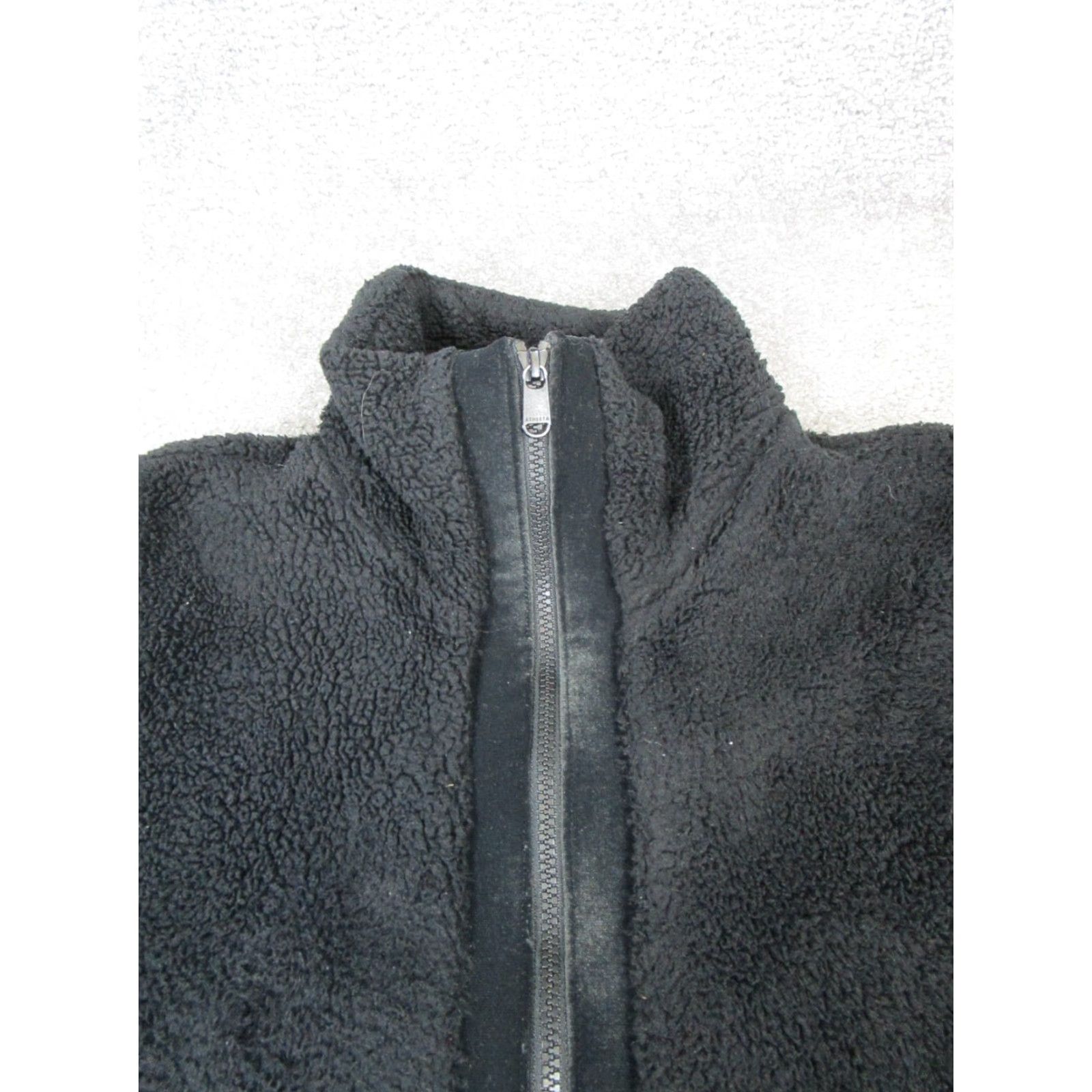 Athleta Athleta Jacket Womens Medium Black Fleece Size M / US 6-8 / IT 42-44 - 2 Thumbnail