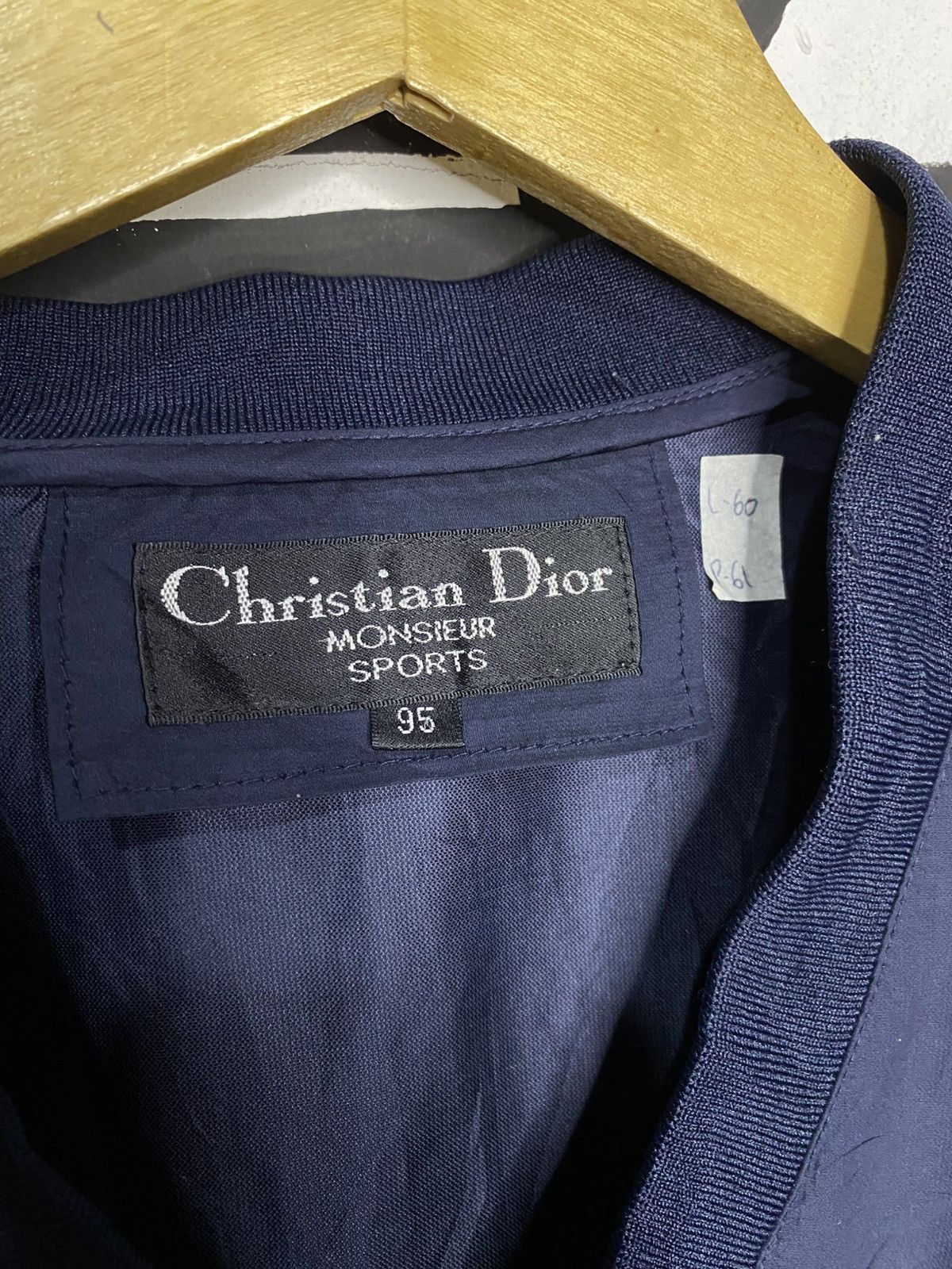Christian Dior Monsieur Christian dior sport vintage vneck jacket Size US L / EU 52-54 / 3 - 4 Thumbnail