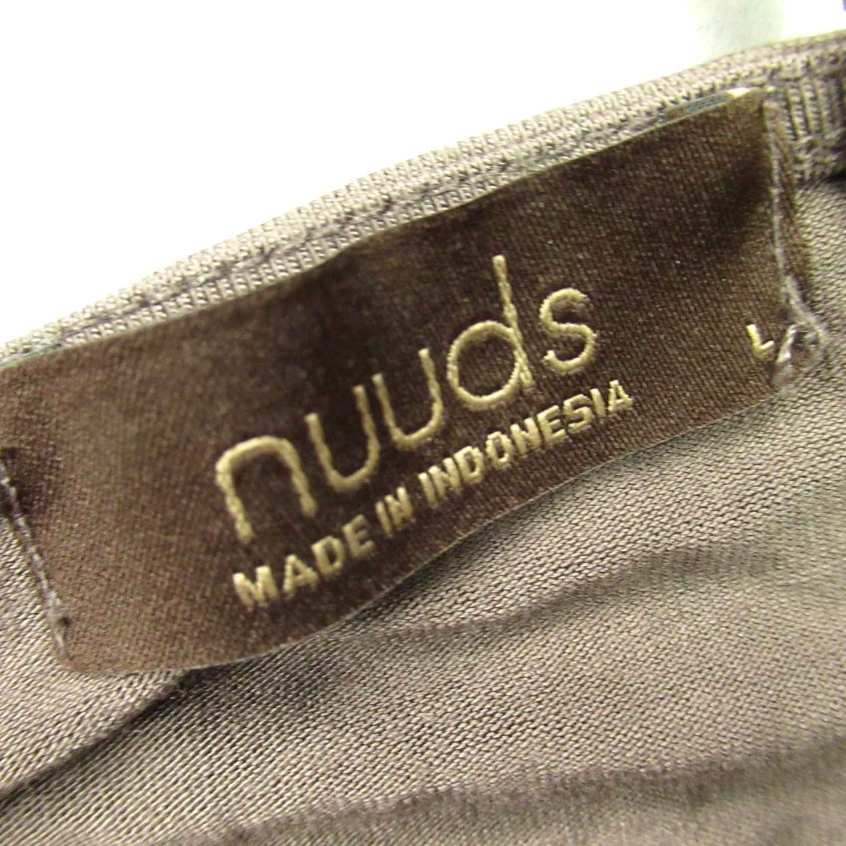 Vintage Nuuds Womens Romper Sleeveless Large Brown One Piece Lightweight Casual Short Size 36" / US 14 / IT 50 - 3 Thumbnail