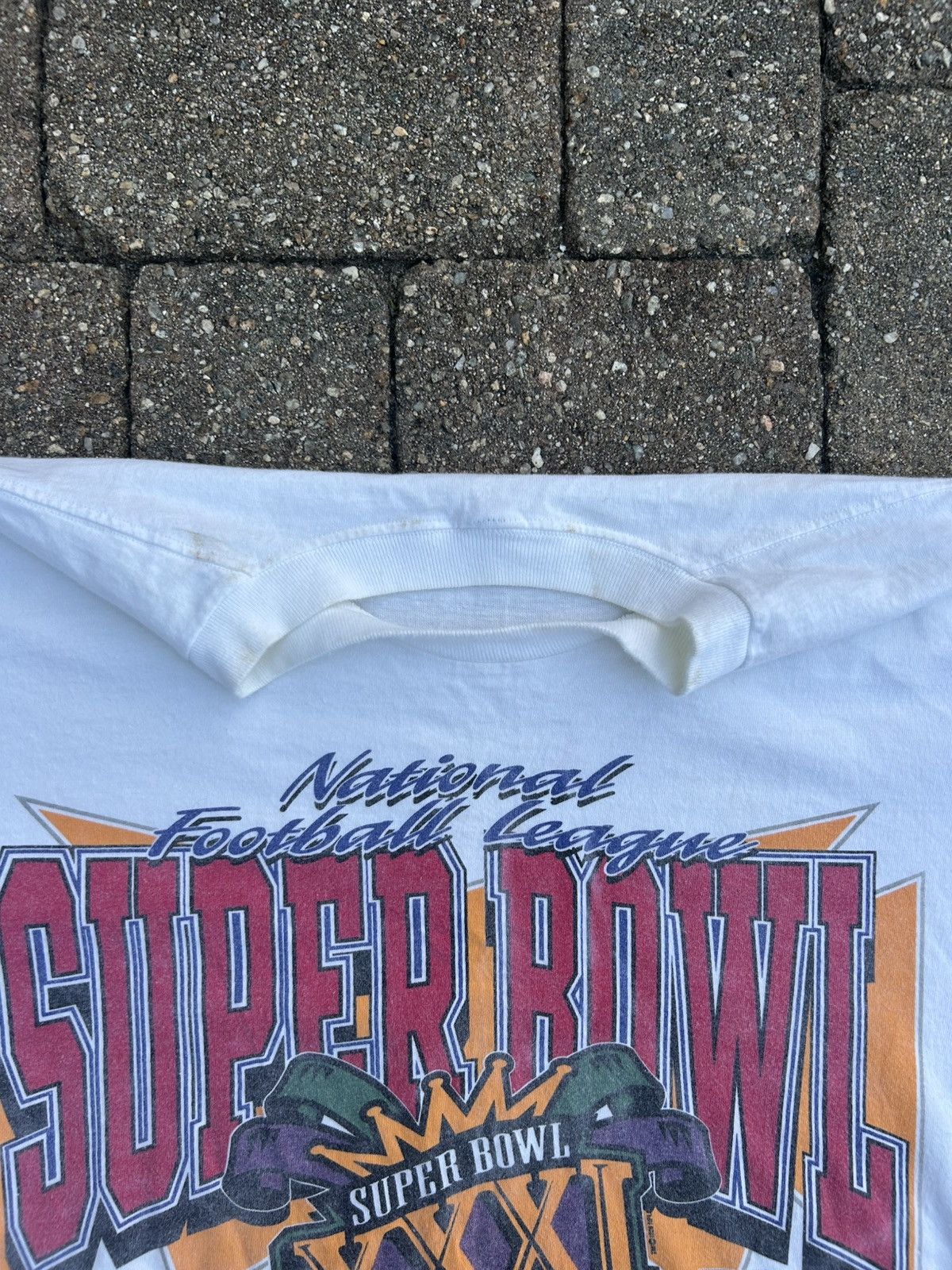 NFL Vintage 90s Superbowl t shirt Size US XL / EU 56 / 4 - 6 Thumbnail
