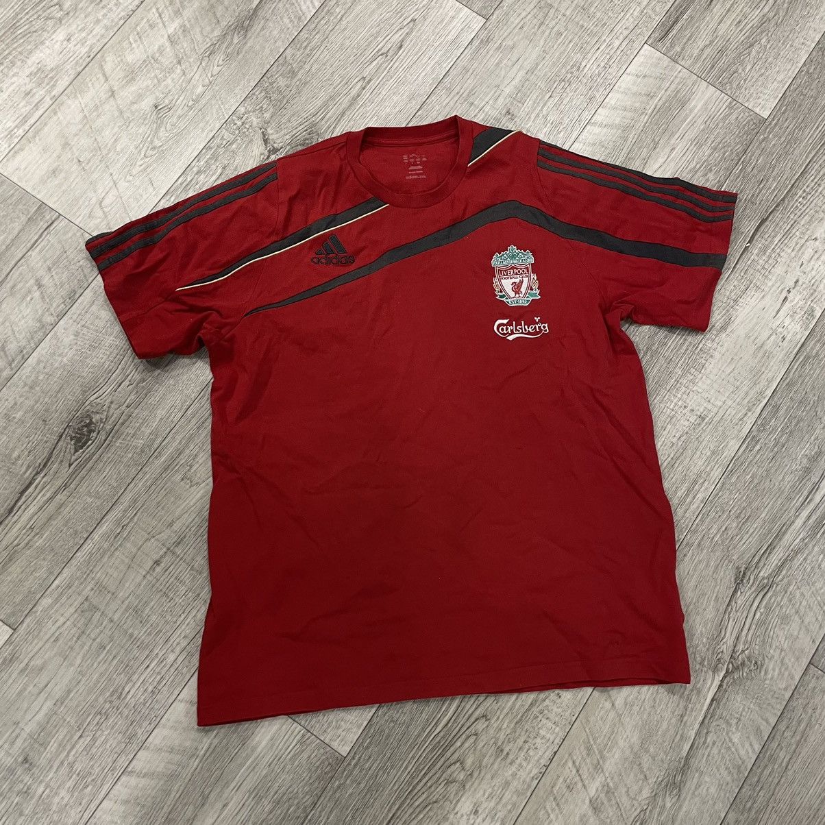 Adidas adidas Liverpool Carlsberg red soccer tee jersey shirt Size US L / EU 52-54 / 3 - 1 Thumbnail
