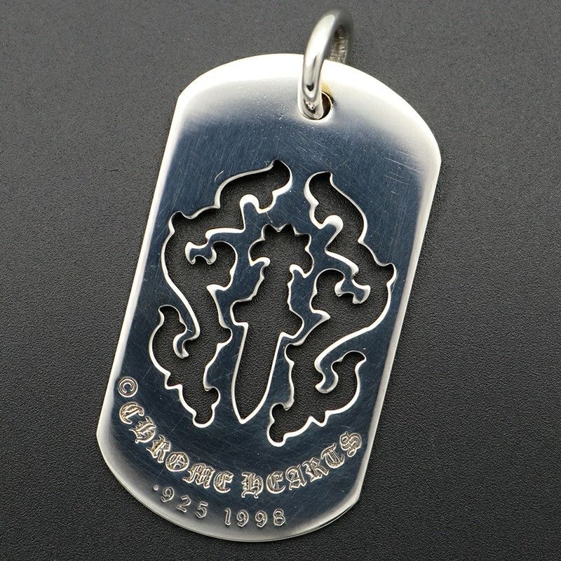 Chrome Hearts CHROME HEARTS LARGE VINE DAGGER CUT OUT DOG TAG Size ONE SIZE - 1 Thumbnail