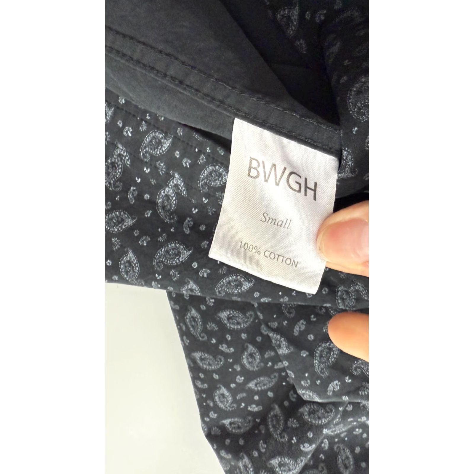 Vintage VINTAGE BWGH Shirt Mens Small Long Sleeve Button Up Casual Cotton Paisley Modern 90s Mens Size US S / EU 44-46 / 1 - 5 Thumbnail
