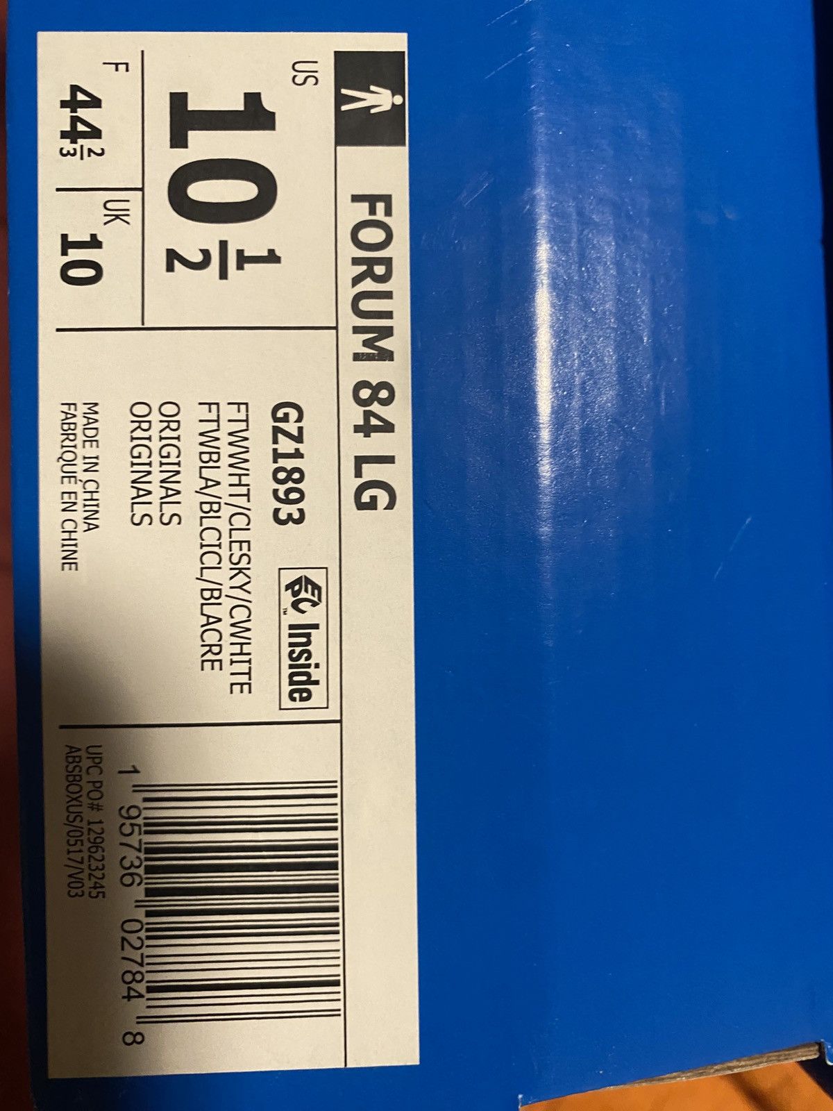 Adidas *NEW* Adidas Originals Forum 84 Low UNC Blue White NIB Size US 10.5 / EU 43-44 - 14 Thumbnail
