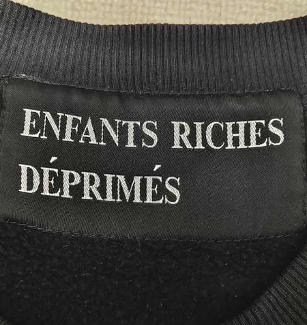 Enfants Riches Deprimes Enfants Riches Deporimes slogan black and white sweatshirt Size US M / EU 48-50 / 2 - 4 Thumbnail