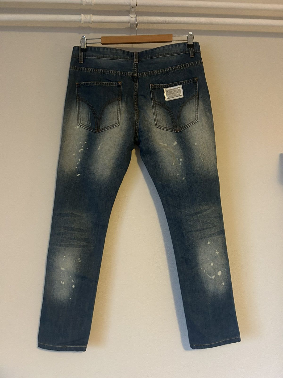 Dolce & Gabbana D&G Men’s Distressed Denim Jeans, Size 36 Size US 36 / EU 52 - 8 Thumbnail