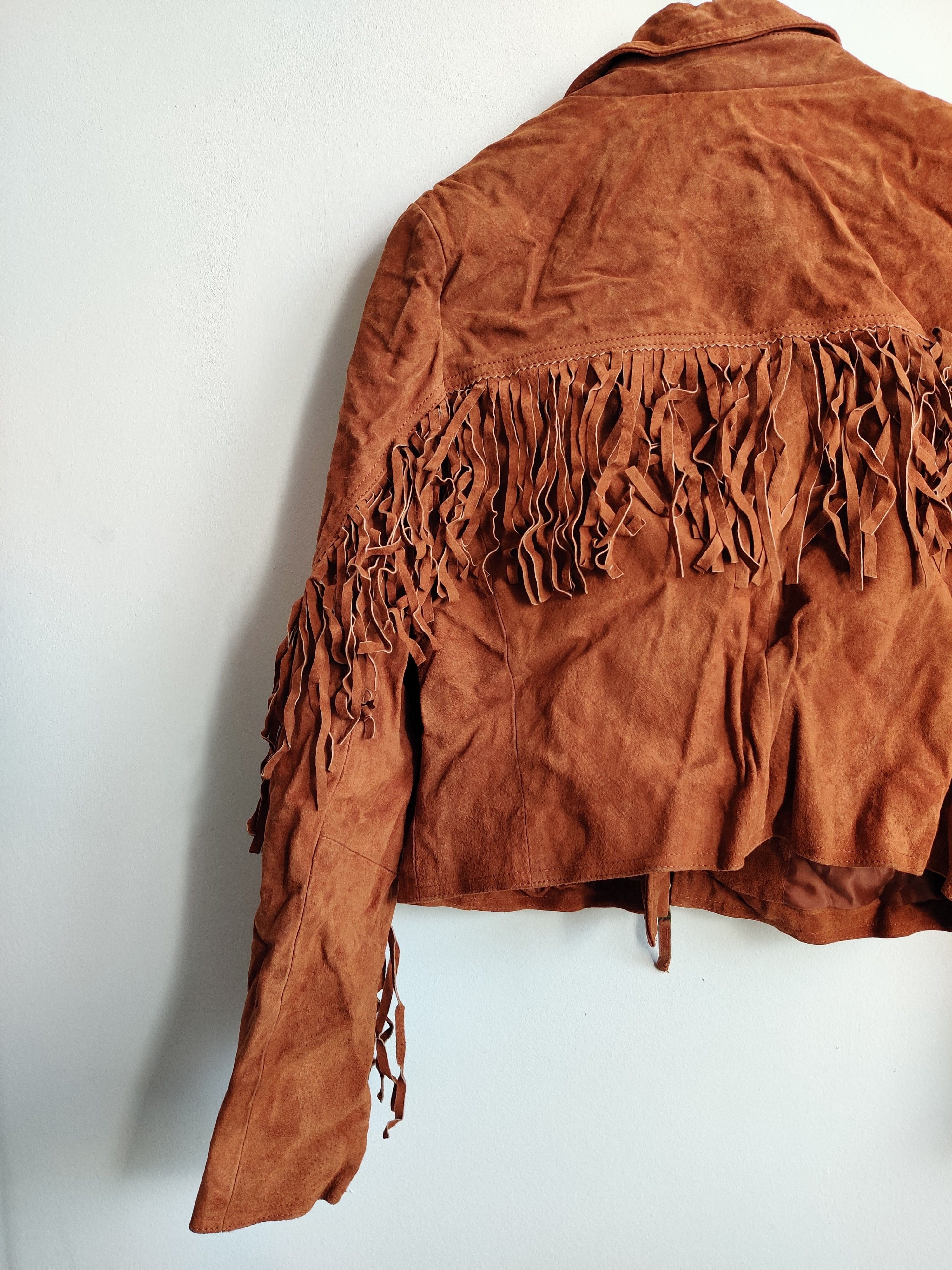 Vintage Vintage cowboy jacket leather y2k avant garde Size M / US 6-8 / IT 42-44 - 8 Thumbnail