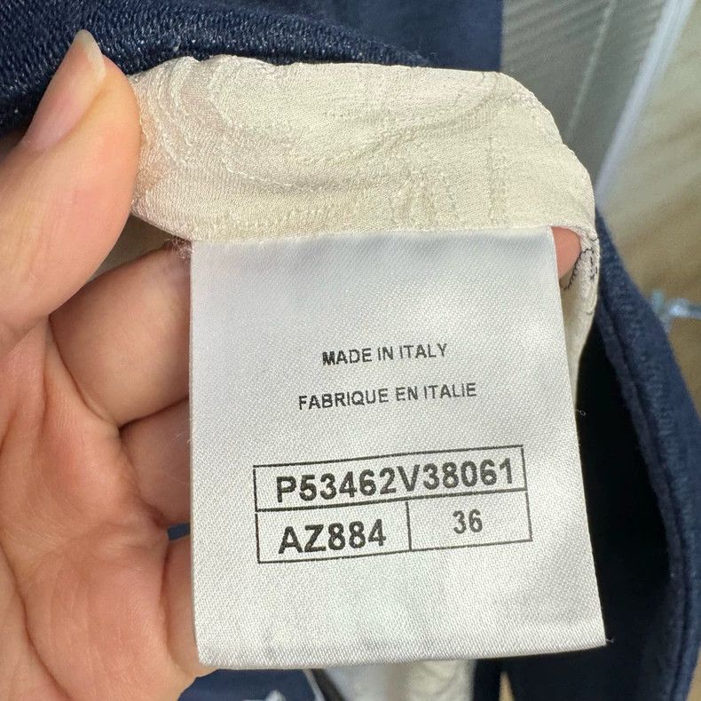 Chanel Chanel Blue long double-breasted denim blue coat Size XS / US 0-2 / IT 36-38 - 3 Thumbnail