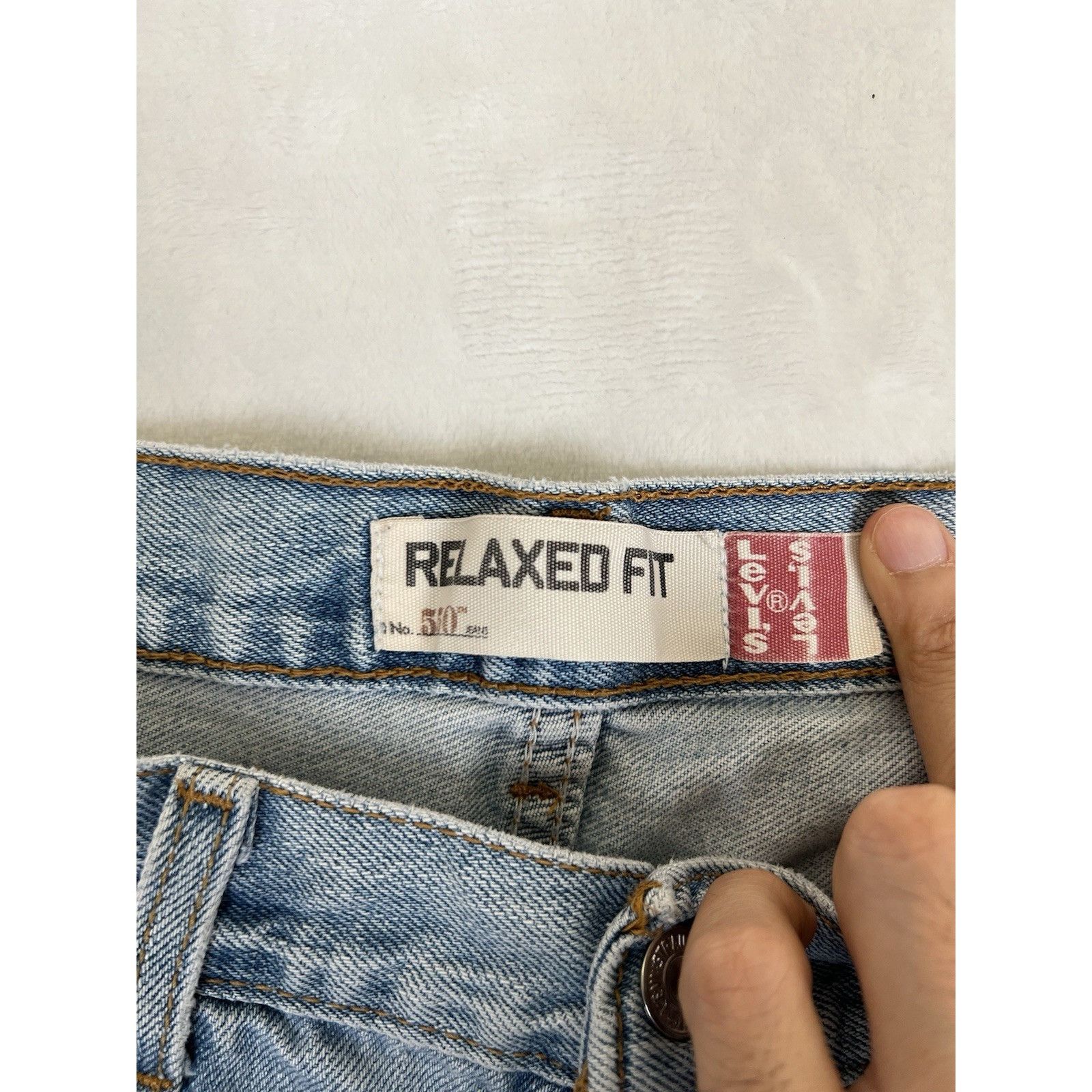 Levi's Vintage Levi’s 550 Blue DenimJeans Size 34x30 Relaxed Fit Gr Size US 34 / EU 50 - 3 Thumbnail
