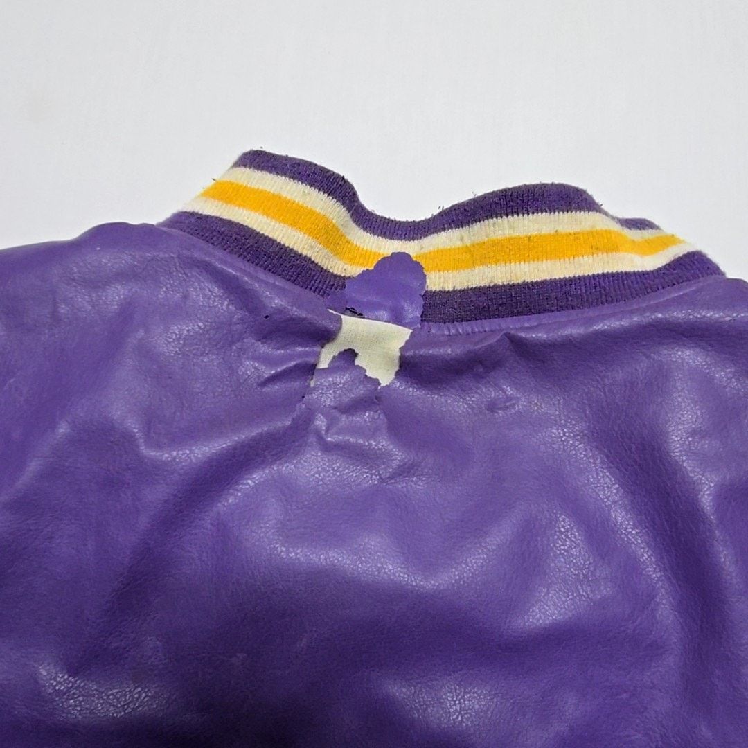 Steve And Barrys Vintage LSU Tigers Purple Yellow Varsity Jacket 90s XL Size US XL / EU 56 / 4 - 6 Thumbnail