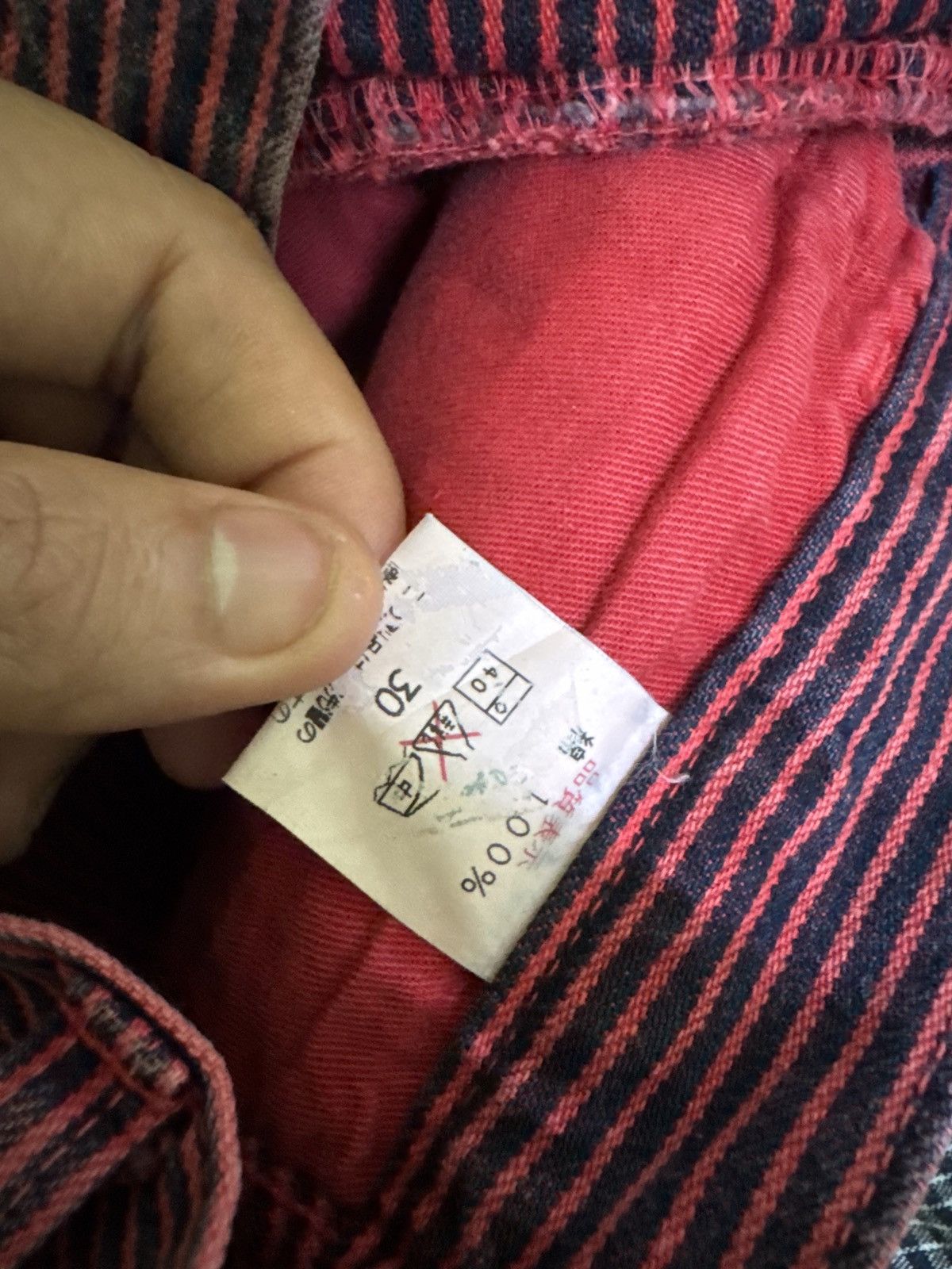 Johnbull John Bull Red Striped Pants Vintage Japanese Straight Fit Size US 30 / EU 46 - 12 Thumbnail