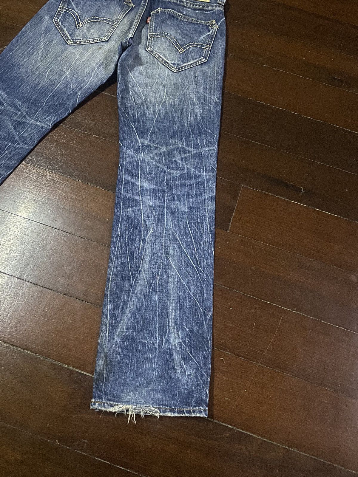 Levi's Fire 🔥 LEVIS 502 mud wash dirty distressed claw mark Size US 32 / EU 48 - 4 Thumbnail
