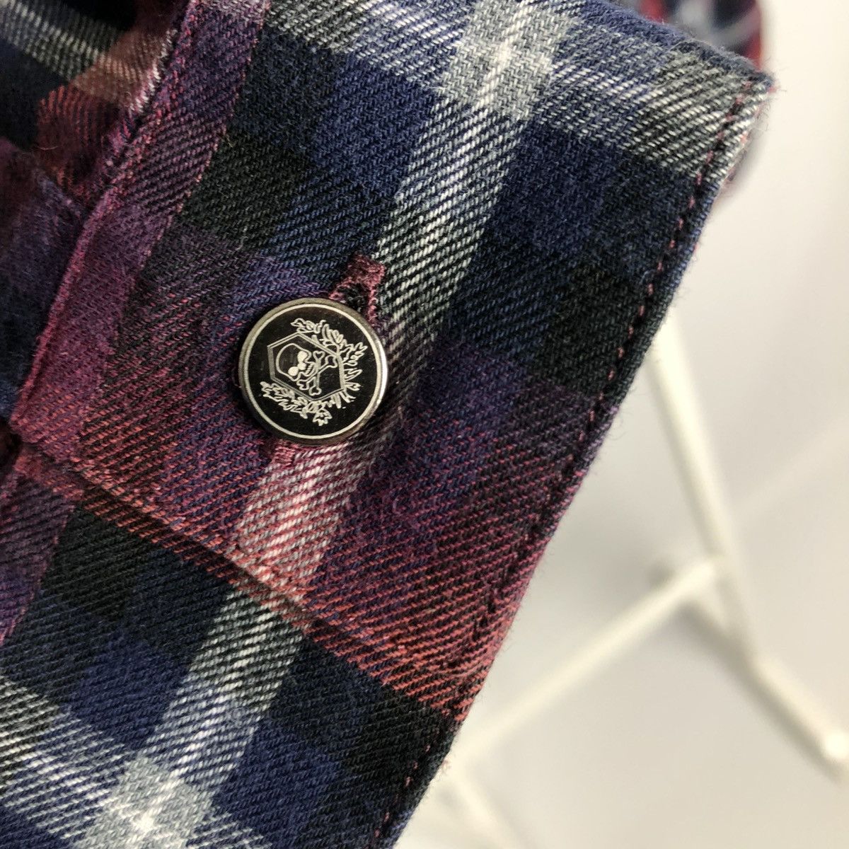 The Kooples The Kooples Plaid Check Long Sleeve Shirt Size US L / EU 52-54 / 3 - 8 Thumbnail