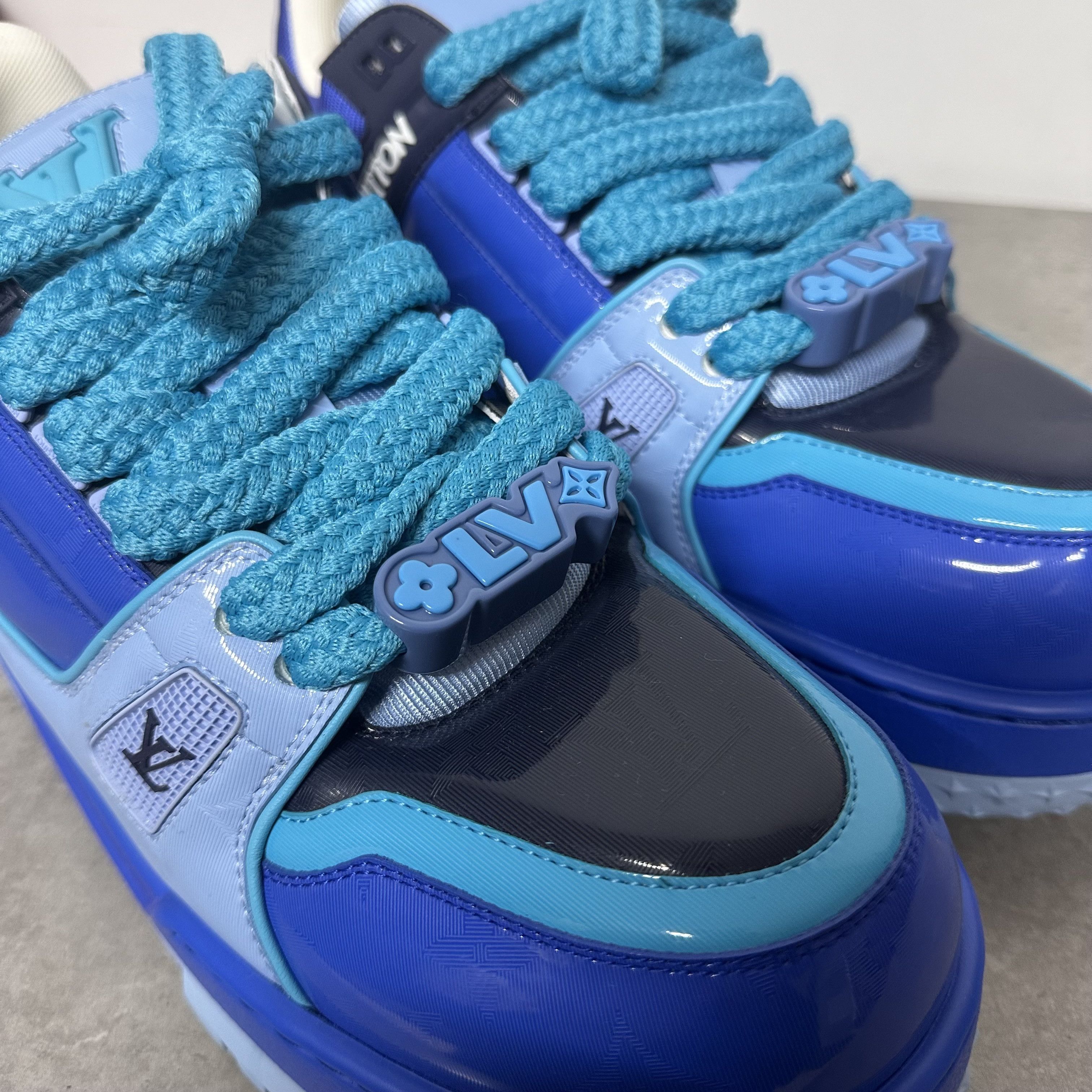 Louis Vuitton Maxi Skate US10.5 LV Trainer Mens Blue trainer