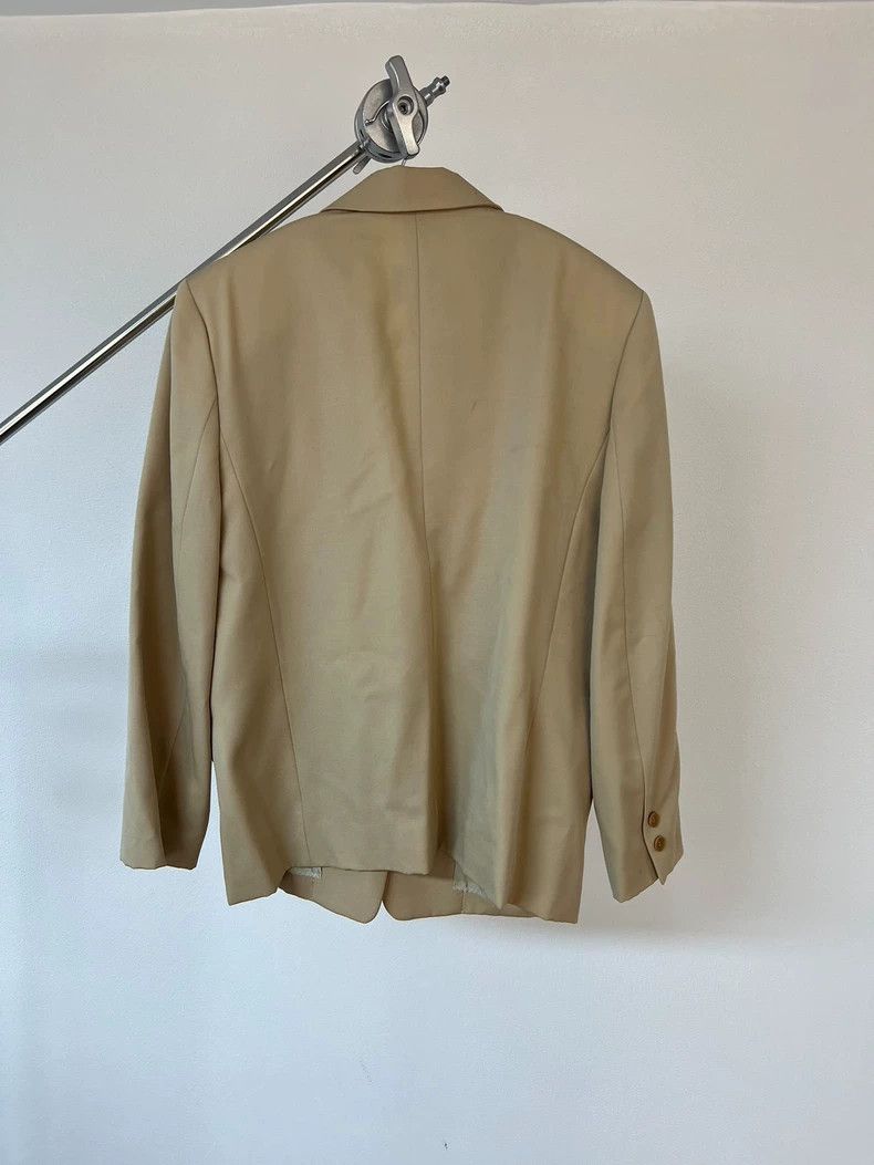 Issey Miyake issey miyake Beige Shoulder Pad blazer 2504-Nextarrow Size 36R - 4 Thumbnail