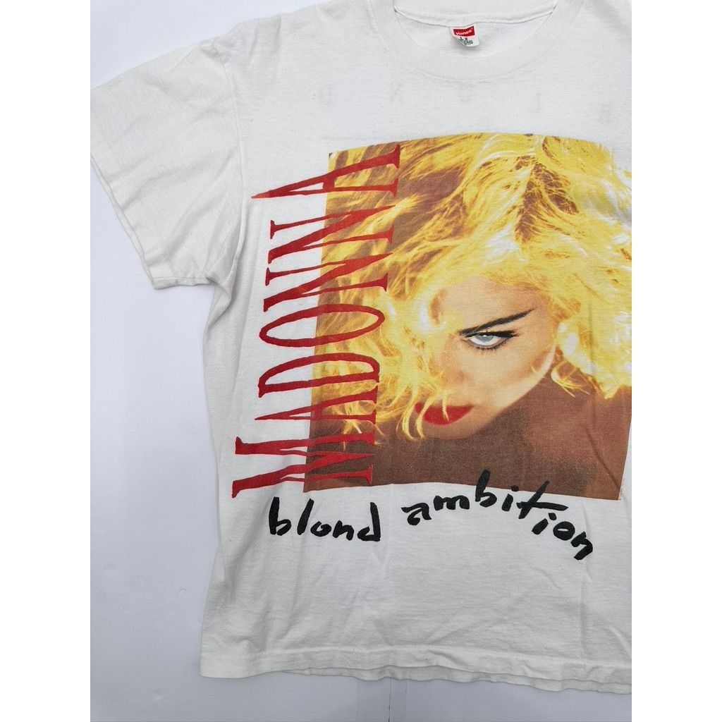 Hanes Vintage 1990 Madonna Blond Ambition World Tour T-Shirt Hanes Size US L / EU 52-54 / 3 - 2 Thumbnail