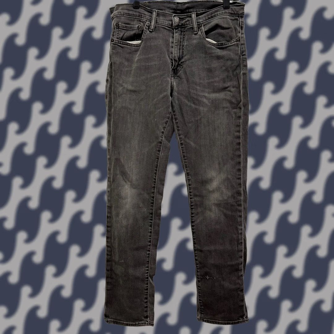 Levis 511 Slim Fit Jeans Charcoal Gray Denim 32x32 Mens Regular Zip Button 5-Pocket
