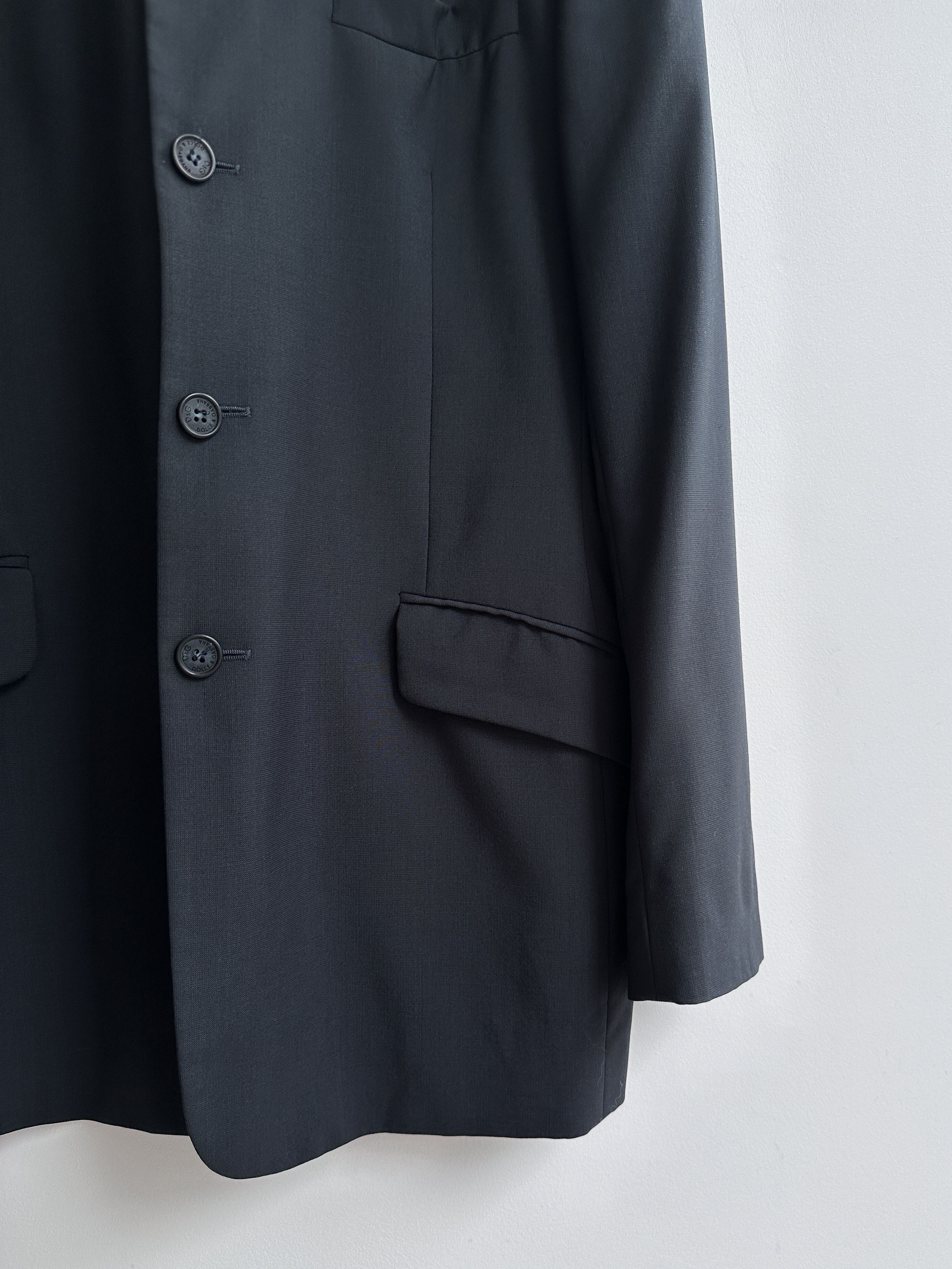 Dolce & Gabbana Dolce Gabbana D&G Navy Blazer Jacket Size 40R - 6 Thumbnail