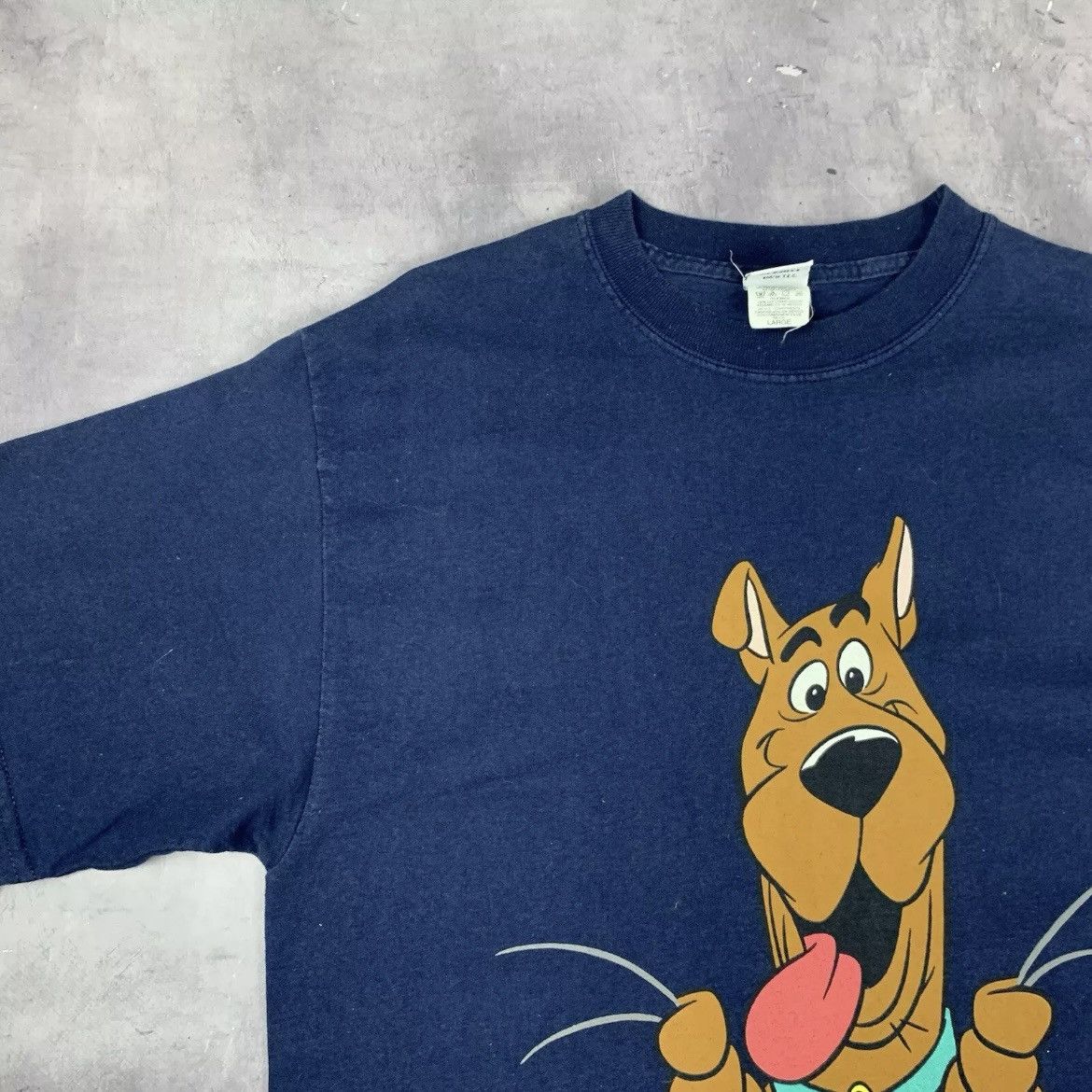 Vintage Rare! Vintage Scooby Doo Ass Big Logo Tee 1999 Warner Bros Size US L / EU 52-54 / 3 - 6 Thumbnail