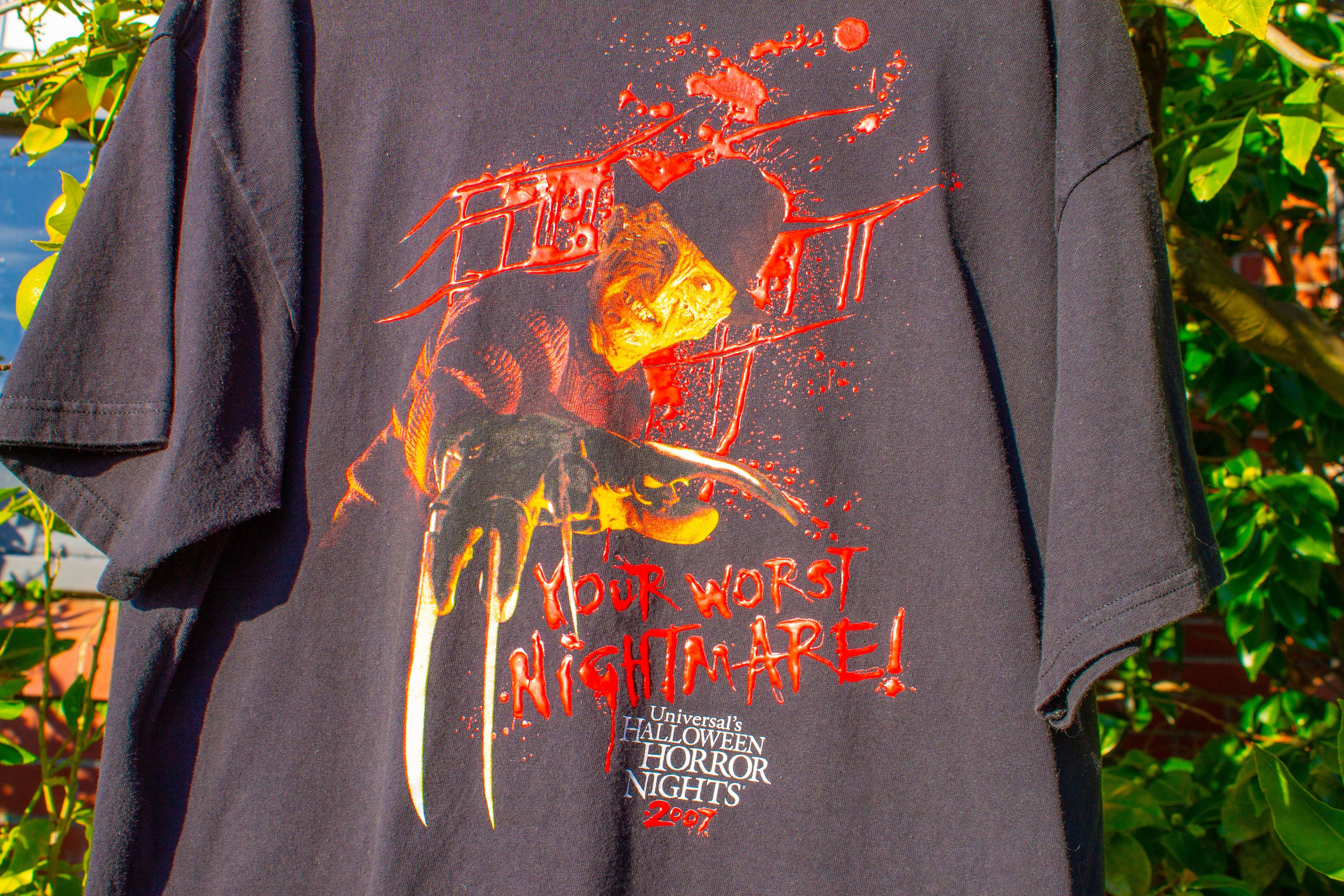 Universal Studios Freddy krueger, Universals HALLOWEEN Horror 2007 T-Shirt Size US XL / EU 56 / 4 - 2 Thumbnail