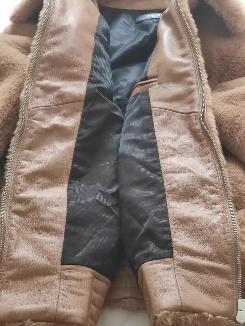 Amiri Amiri Fur Brown Fleece Collar Jacket Size US M / EU 48-50 / 2 - 5 Thumbnail