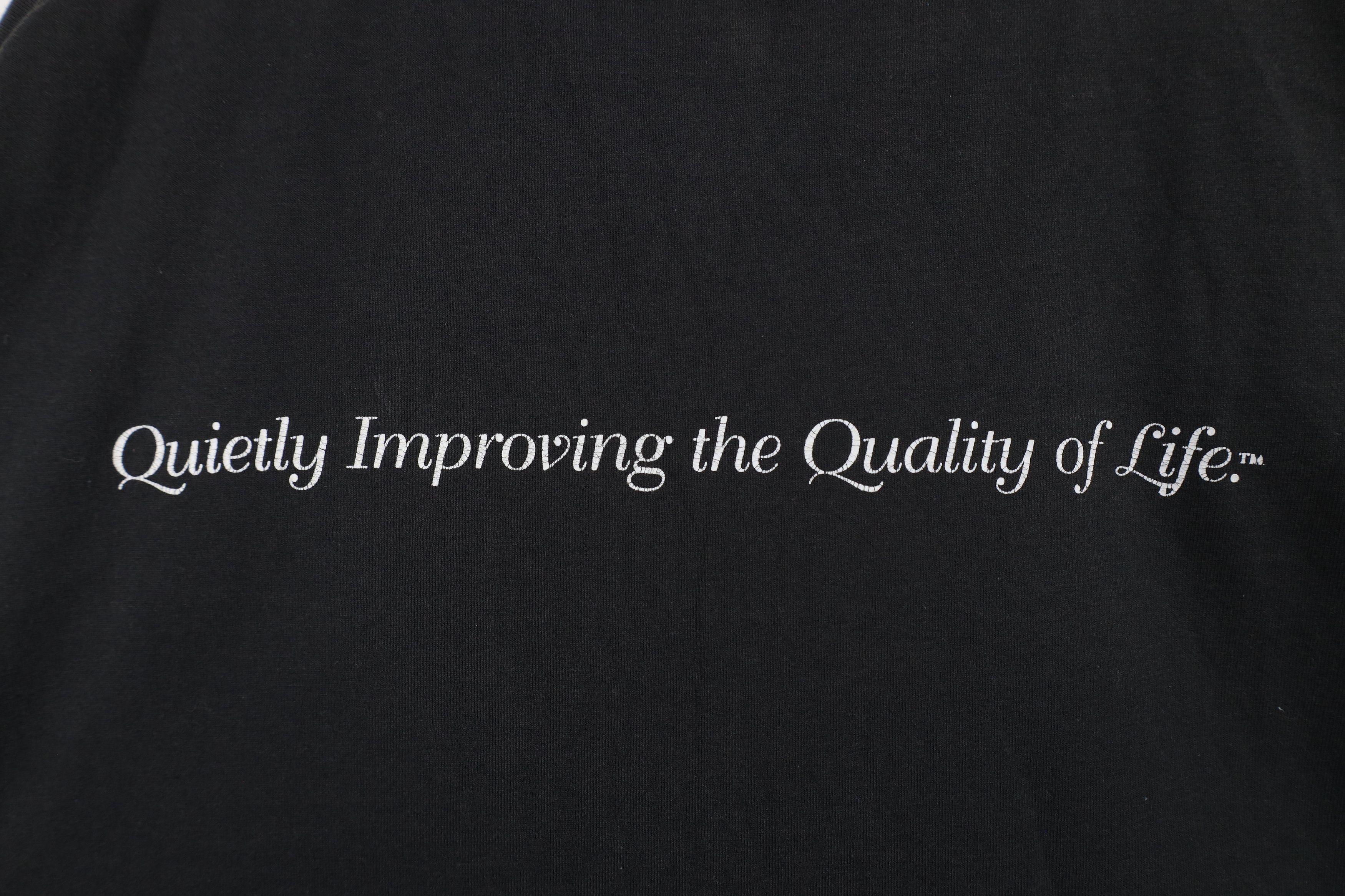 Vintage Vintage 90s Spell Out Rohm and Haas Chemicals T-Shirt Black Size US XL / EU 56 / 4 - 8 Thumbnail