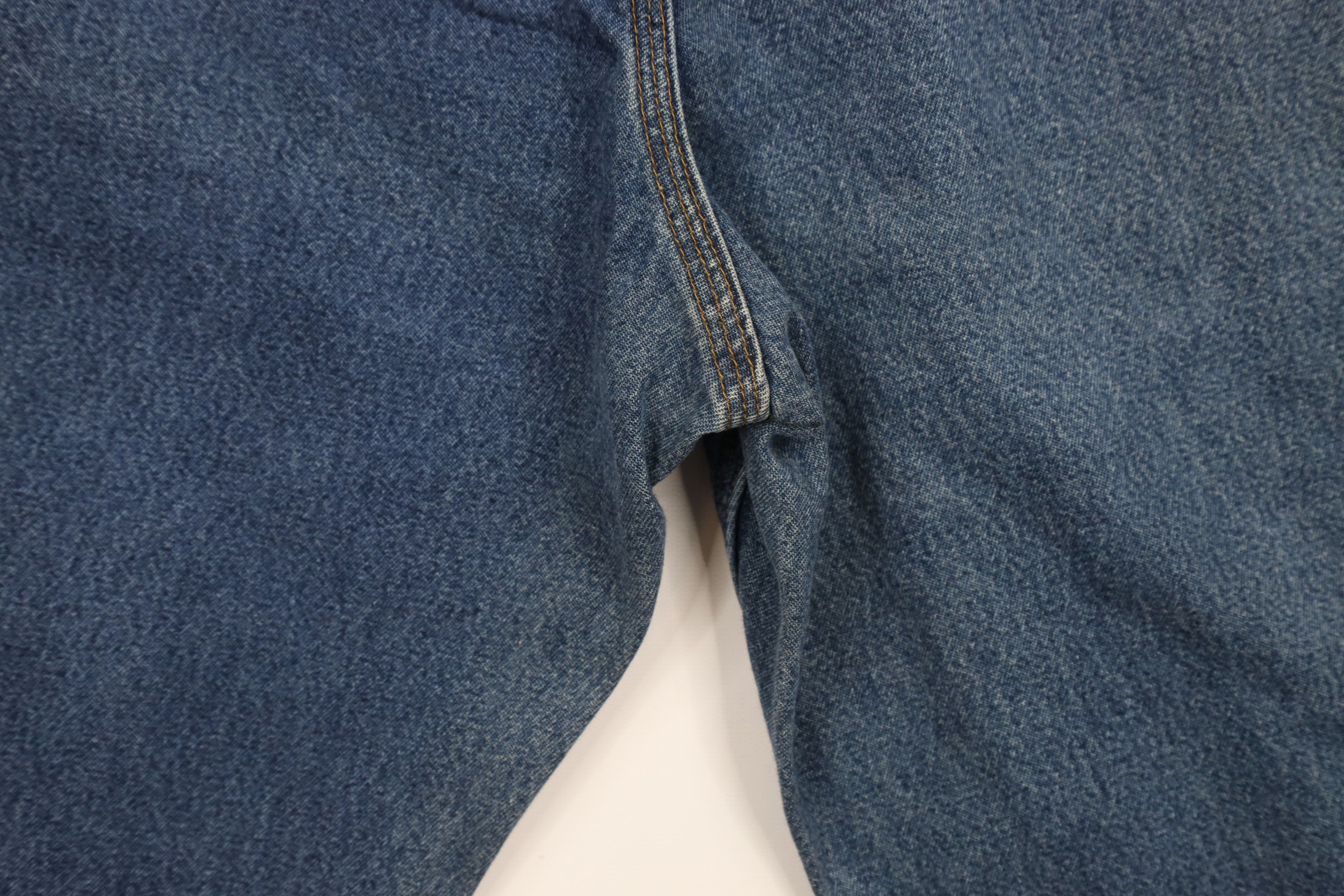 Carhartt × Vintage Vintage Carhartt Spell Wide Leg Dungaree Denim Jeans Blue Size US 38 / EU 54 - 11 Thumbnail
