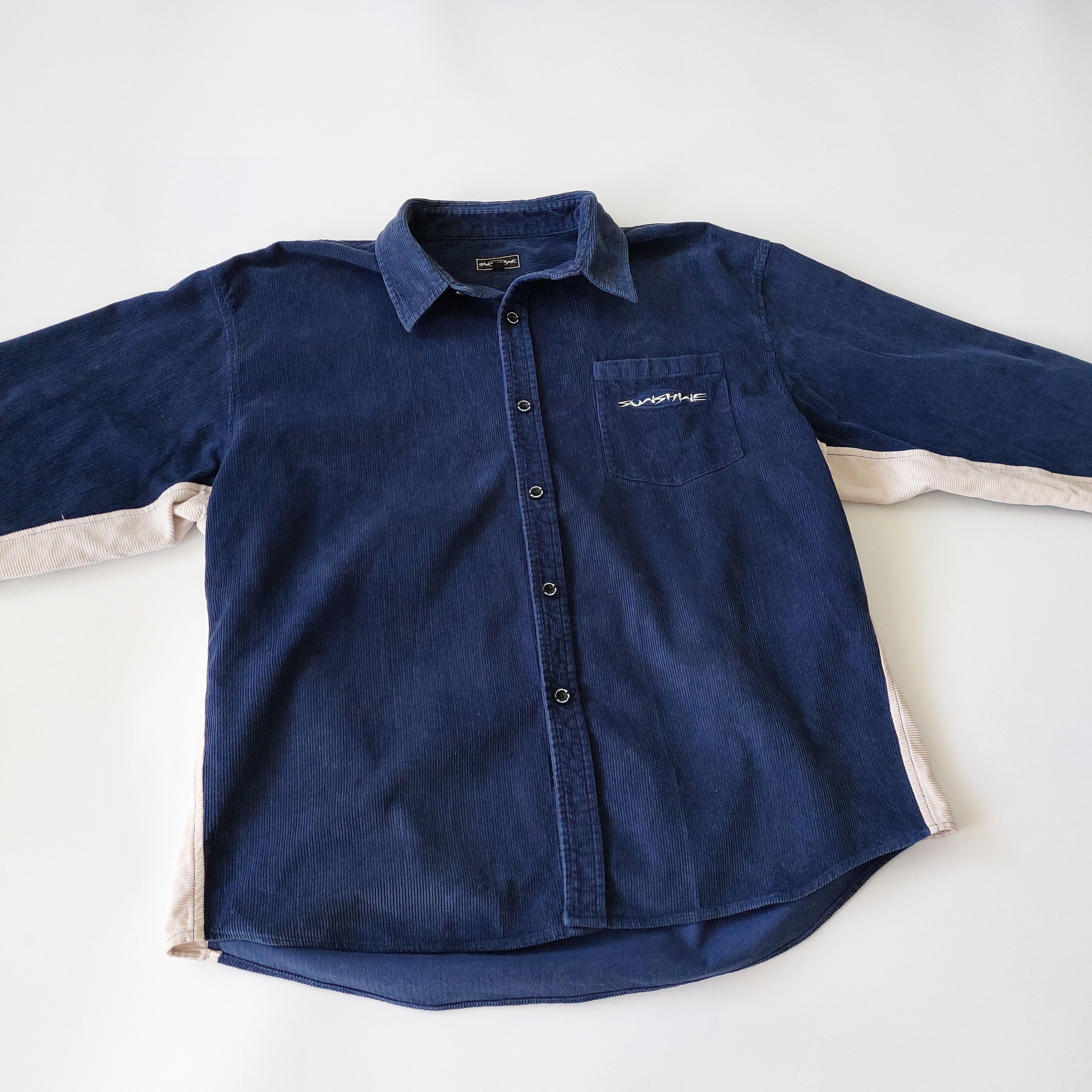 Vintage Vintage 90s y2k corduroy shirt Size US XL / EU 56 / 4 - 1 Thumbnail