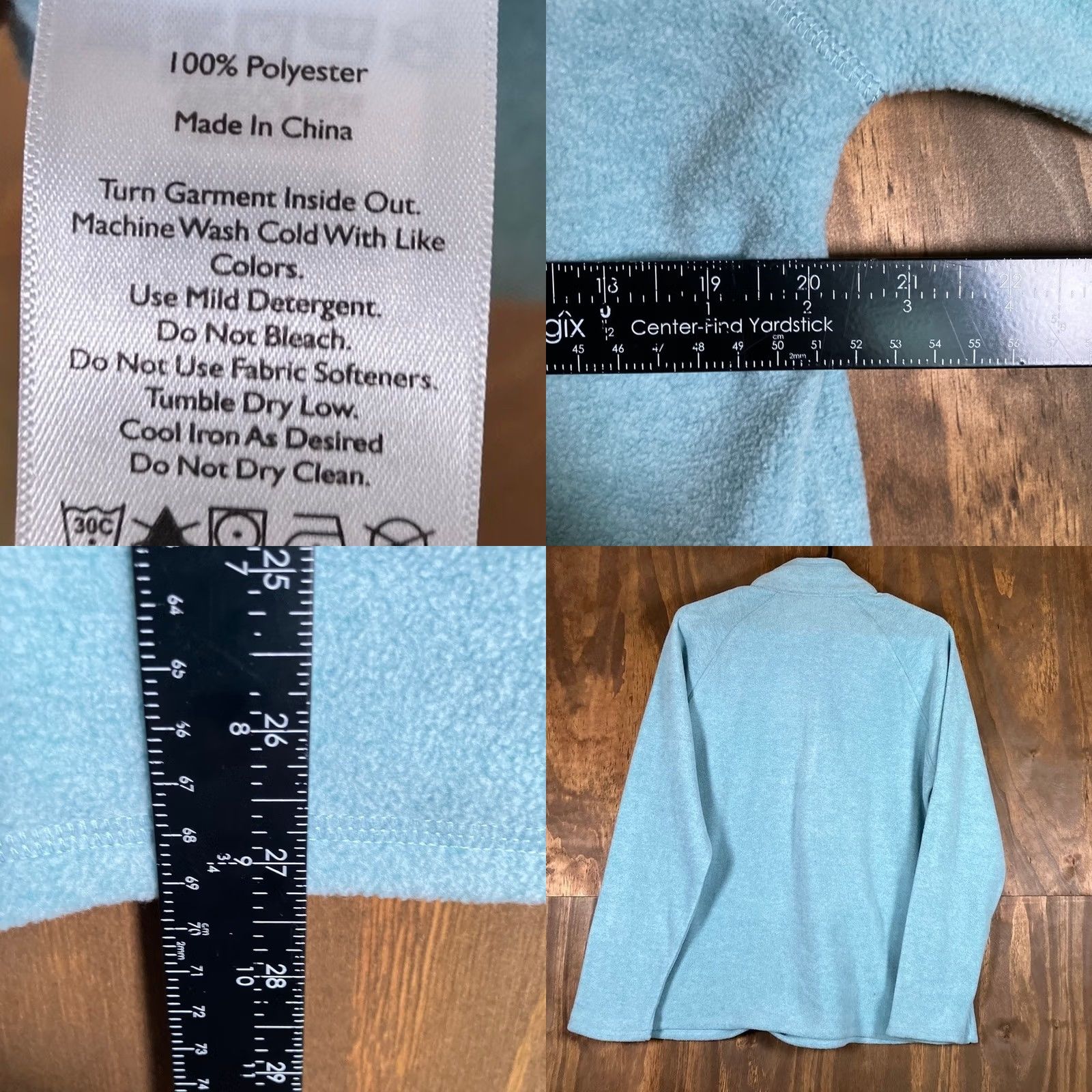 Eddie Bauer Eddie Bauer Womens Sweater Sea Blue Pullover Fleece 1/4 Zip Long Sleeve Large Size L / US 10 / IT 46 - 8 Thumbnail