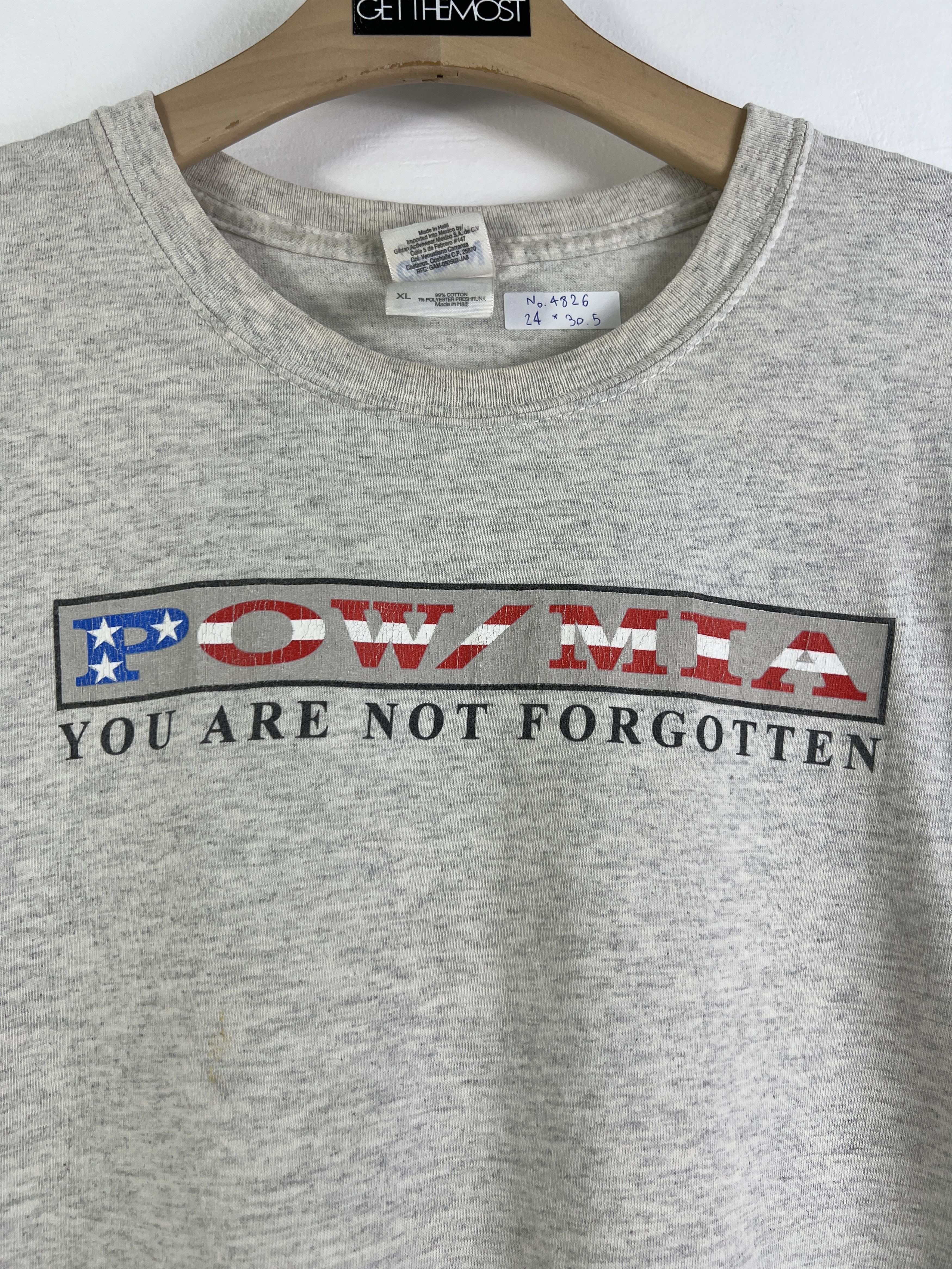 Troop No.4826 Pow-Mia Graphic Tee (XL) Size US XL / EU 56 / 4 - 7 Thumbnail