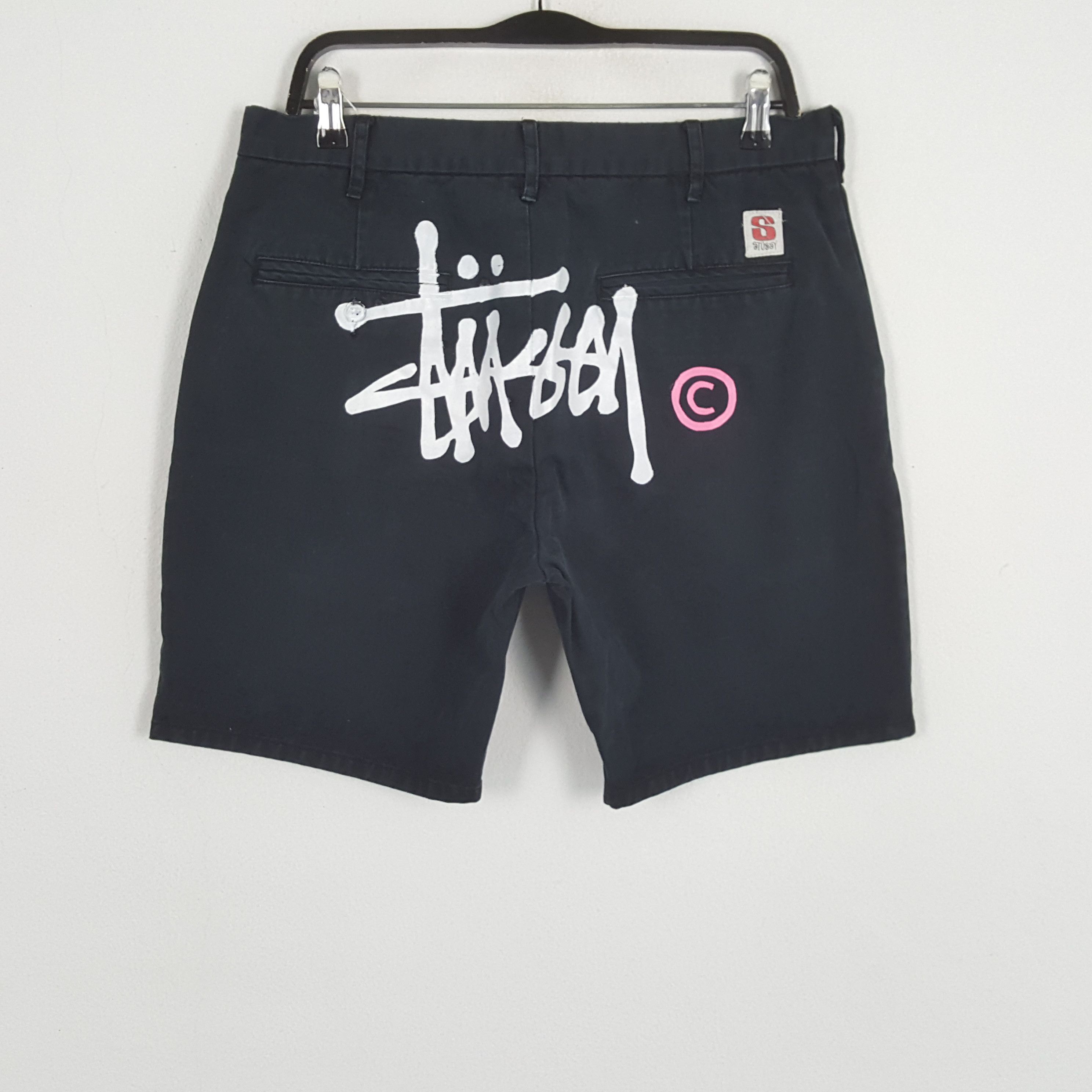 Stussy STUSSY Streetwear Skater Style Custom Art Short Pants Size US 32 / EU 48 - 1 Thumbnail