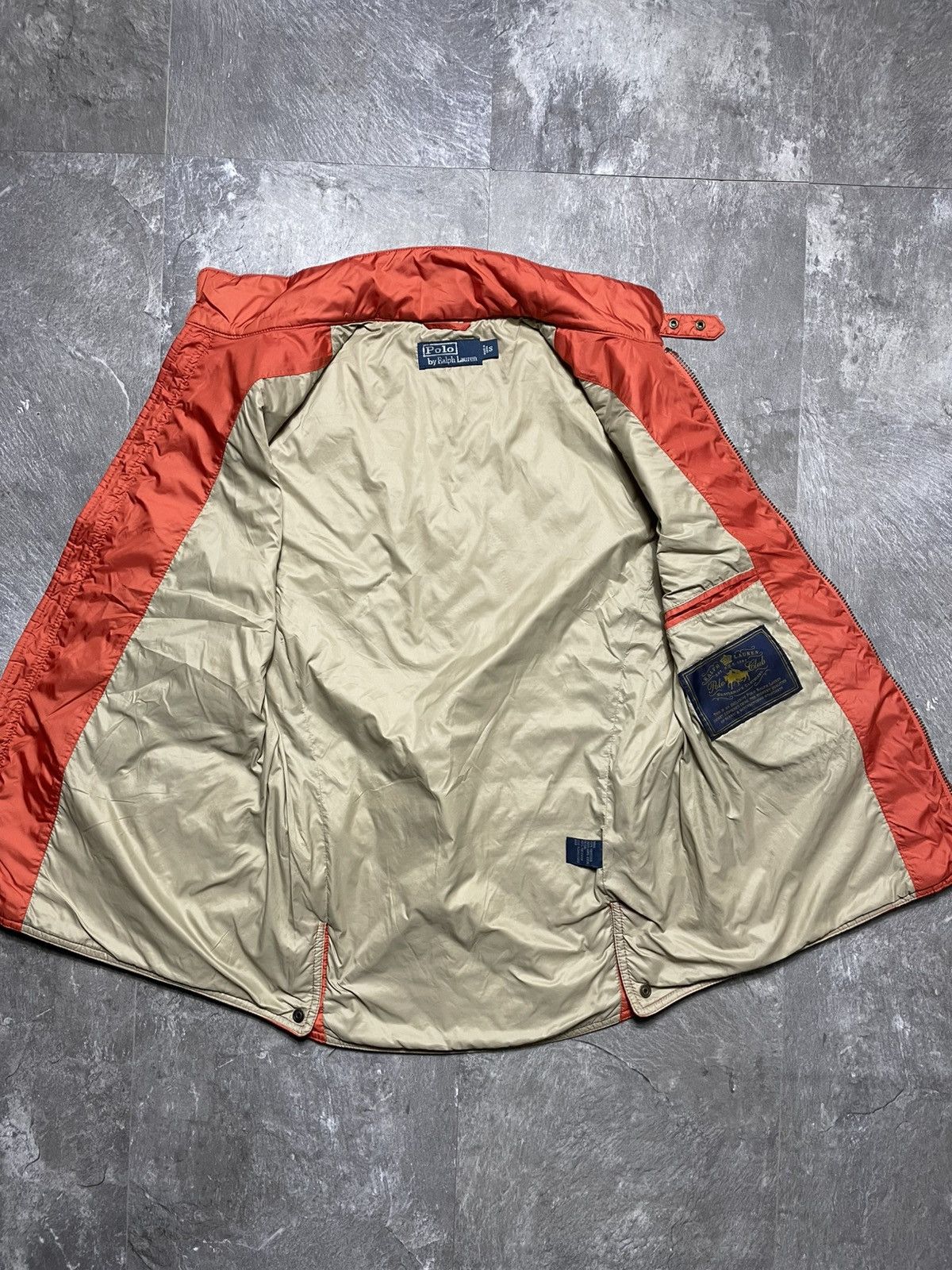 Polo Ralph Lauren Vintage Polo Ralph Lauren Nylon Orange Quilted Vest Gilet Size US S / EU 44-46 / 1 - 14 Thumbnail